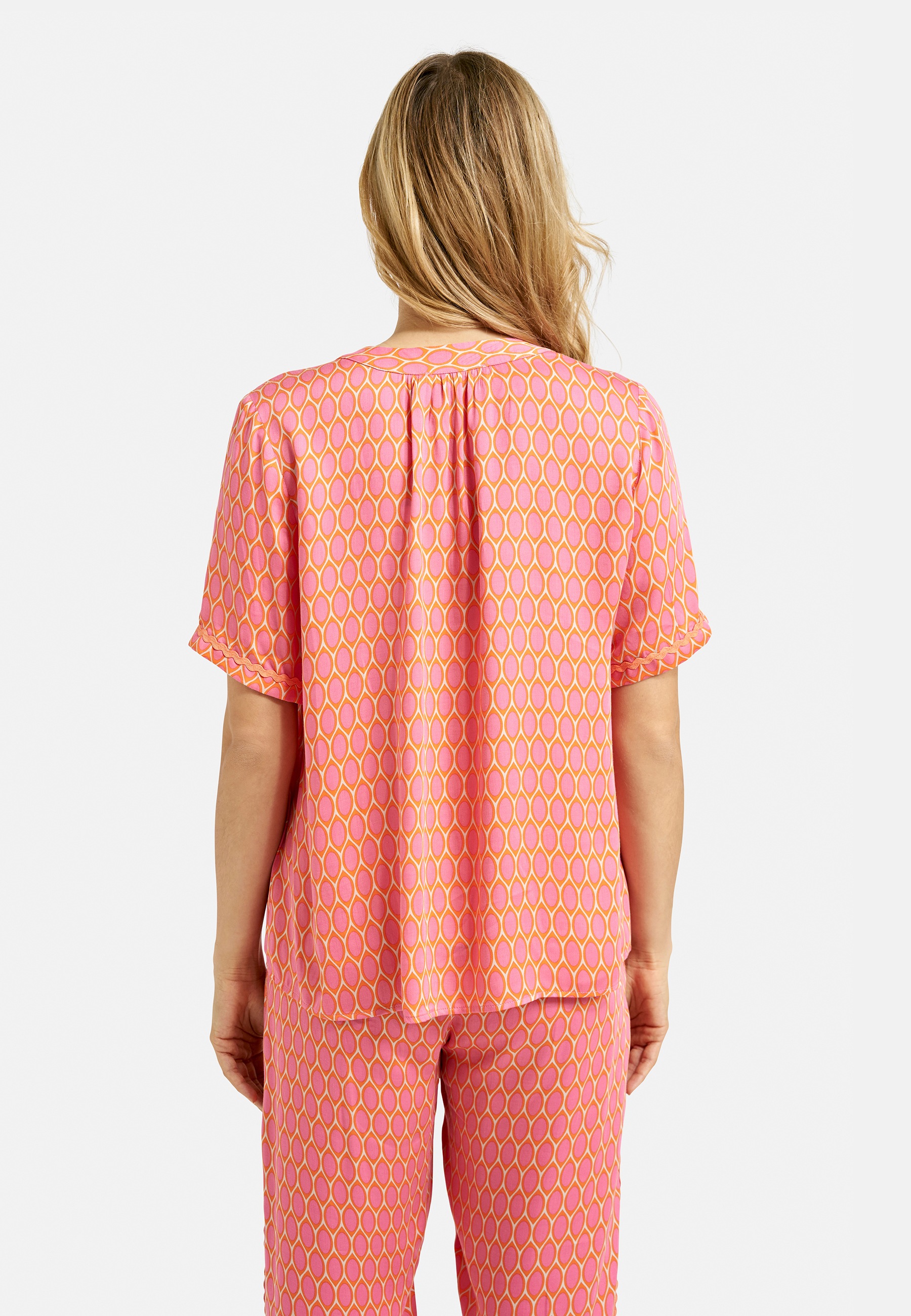 Thumbnail - Smith & Soul Kurzarmbluse mit Tunika Ausschnitt