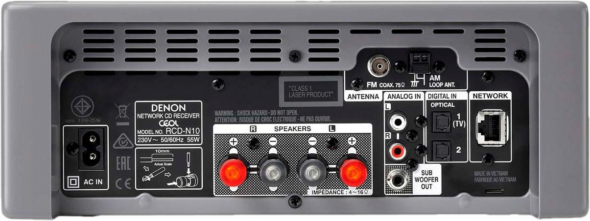 LAN »CEOL-N10«, BAUR Kompaktanlage | (Ethernet)-Bluetooth-WLAN-CD Denon