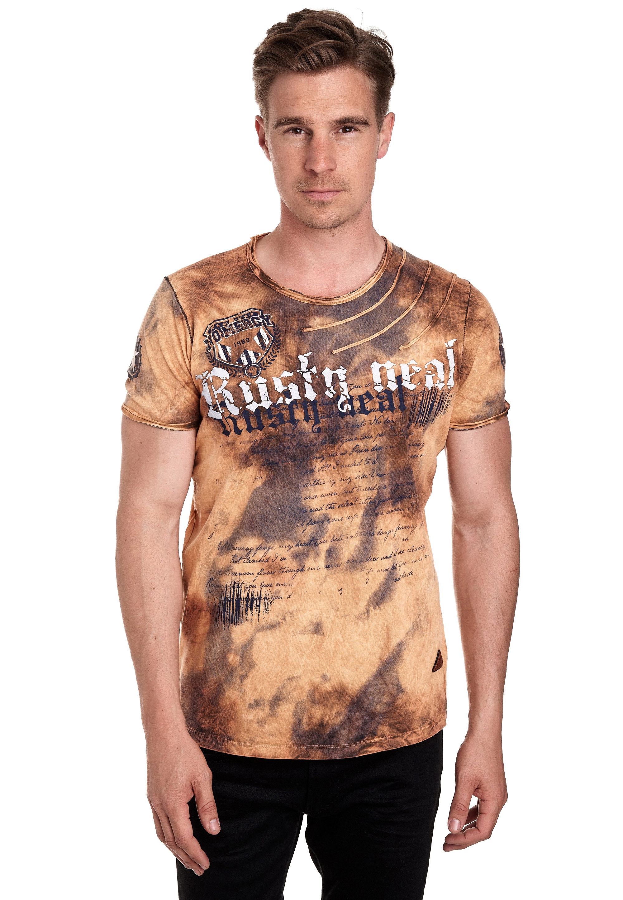 Rusty Neal T-Shirt, toller | BAUR ▷ mit Batik-Optik kaufen