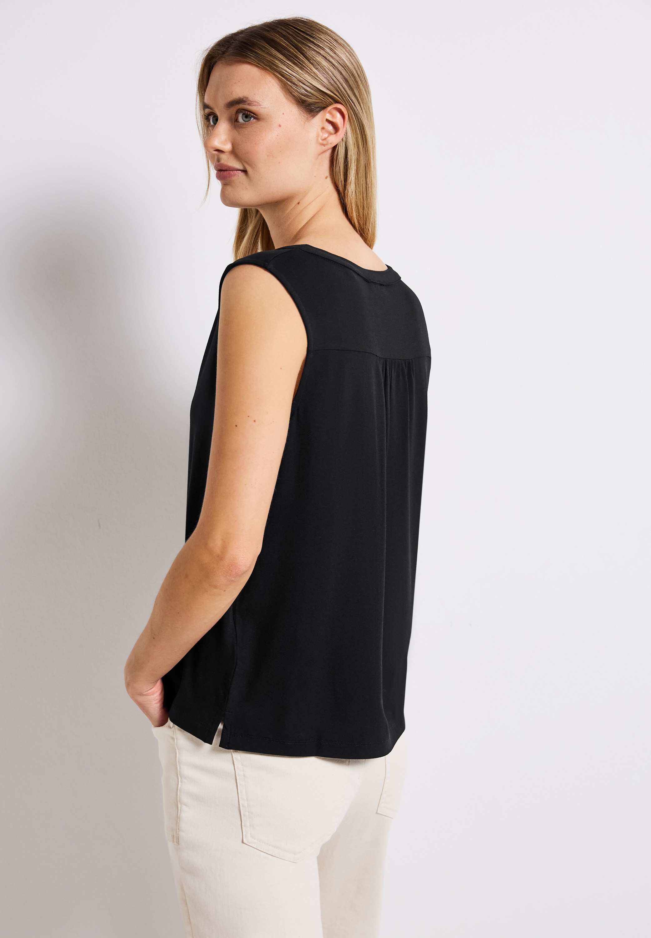 STREET ONE Shirttop aus softer Viskose
