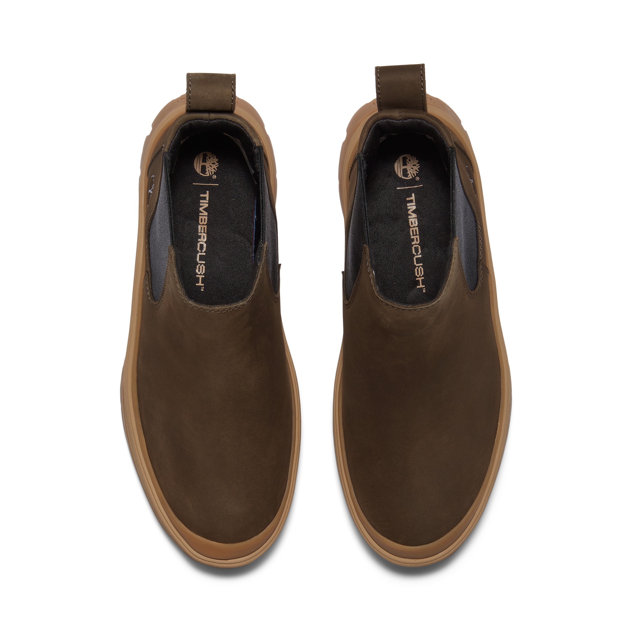 Chelseaboots TIMBERLAND "ROXIE LANEMID CHELSEA BOOT", Damen, Gr. 41, schwarz braun nubuck, Leder, Schuhe Chelseaboots, Stiefelette, Winterschuhe, Ankle Boots 3