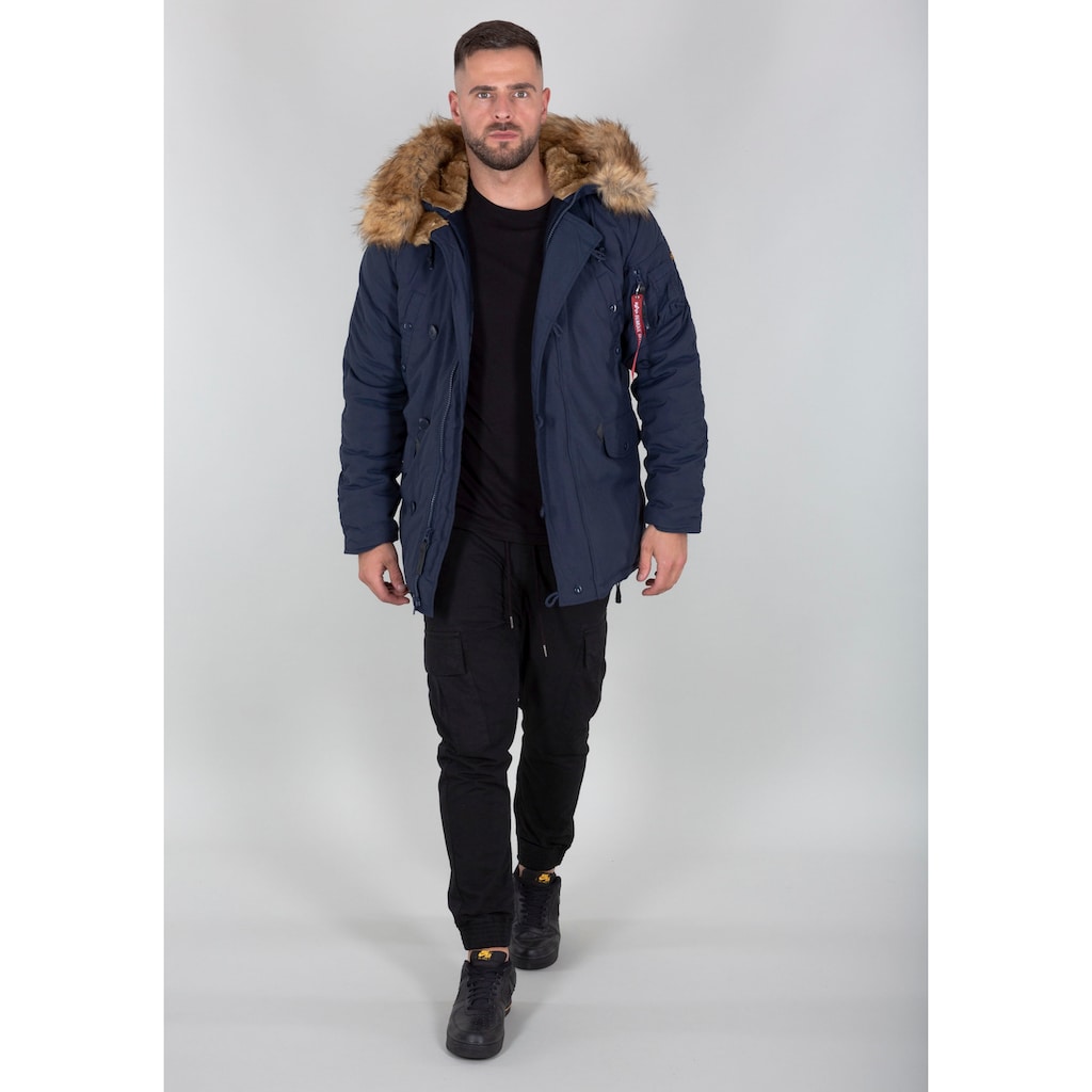 Alpha Industries Langjacke »Explorer w/o Patch«, mit Kapuze