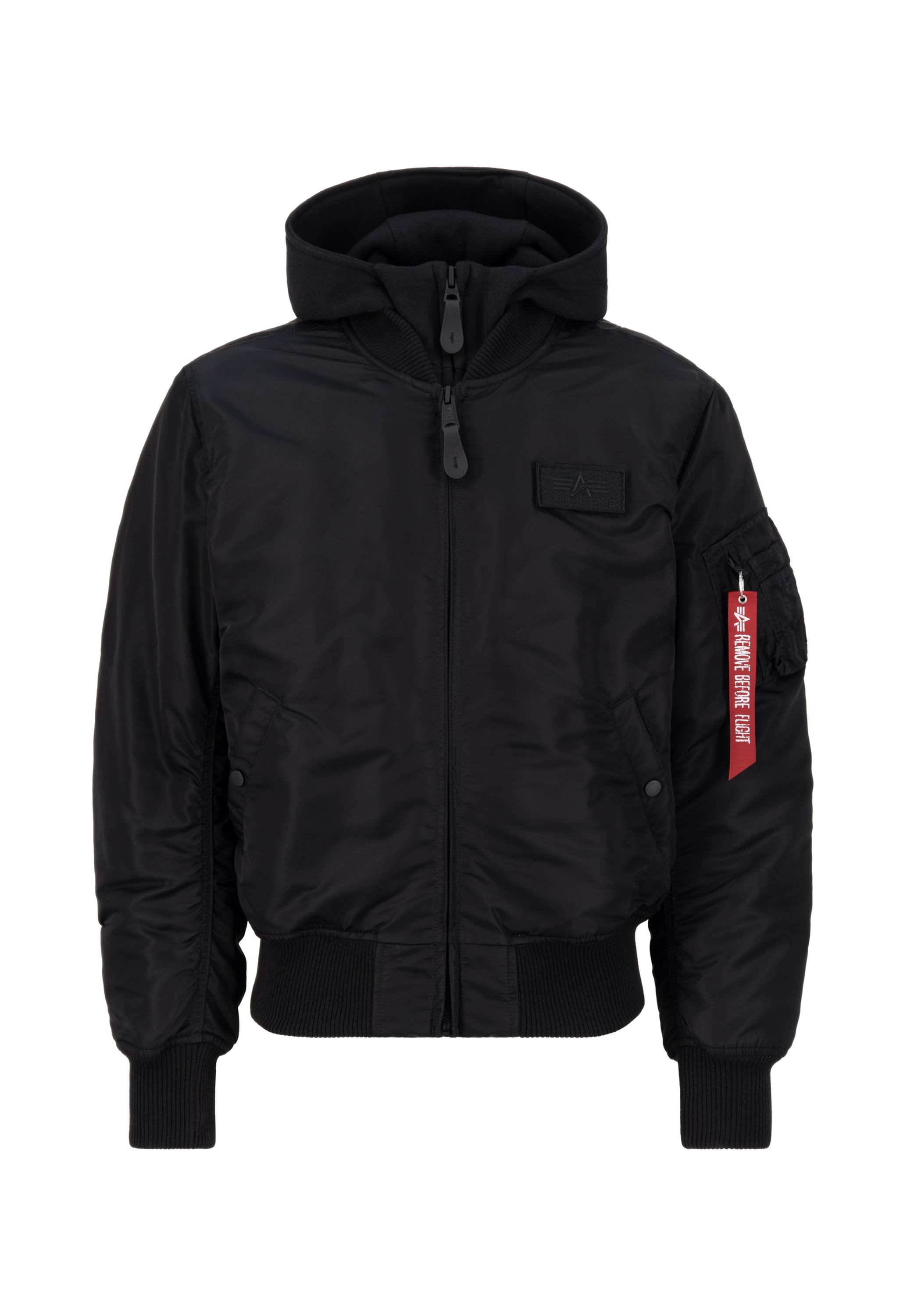 Alpha Industries Bomberjacke "Alpha Industries Men - Bomber Jackets MA-1 Zip Hood Back Print"