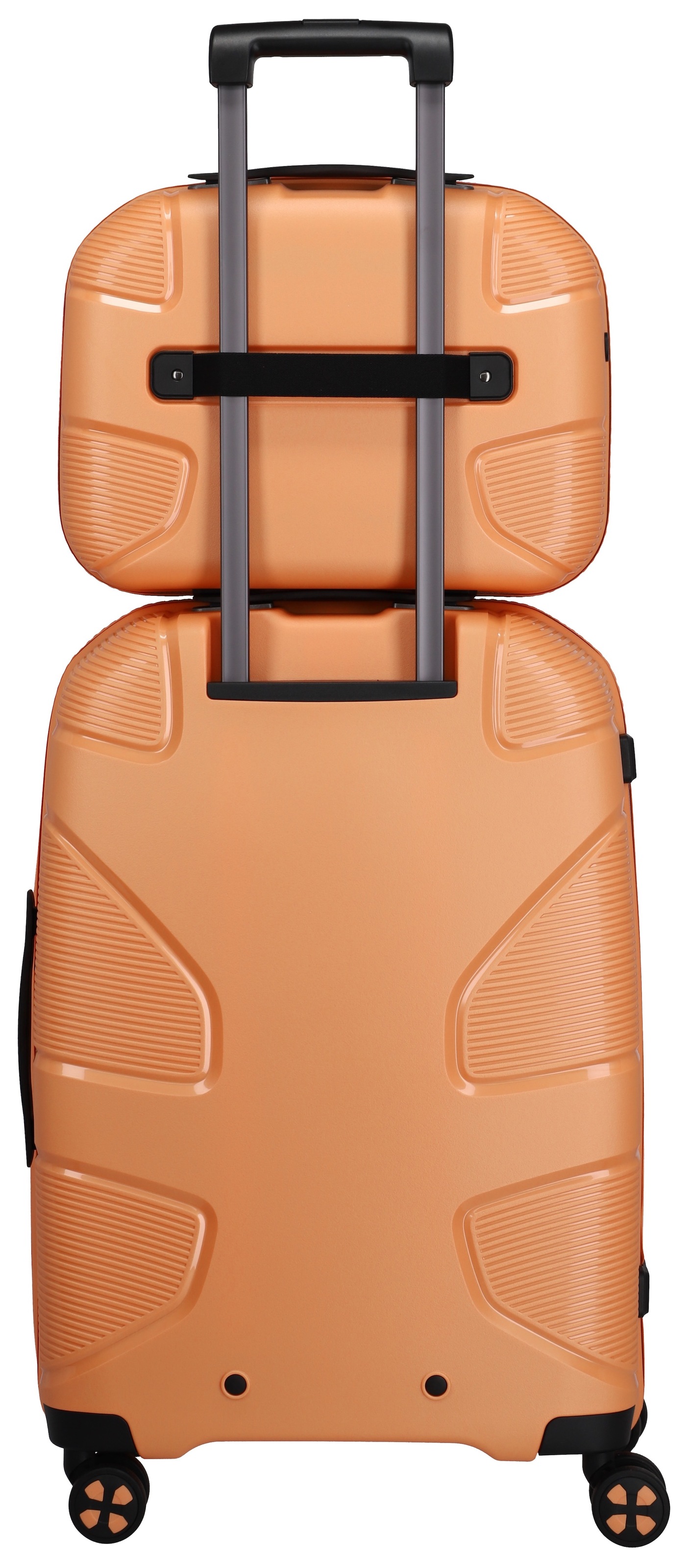IMPACKT Beautycase »IP1«, Kulturbeutel Hartschale Trolley-Aufsteck-System Tragegurt Laptopfach