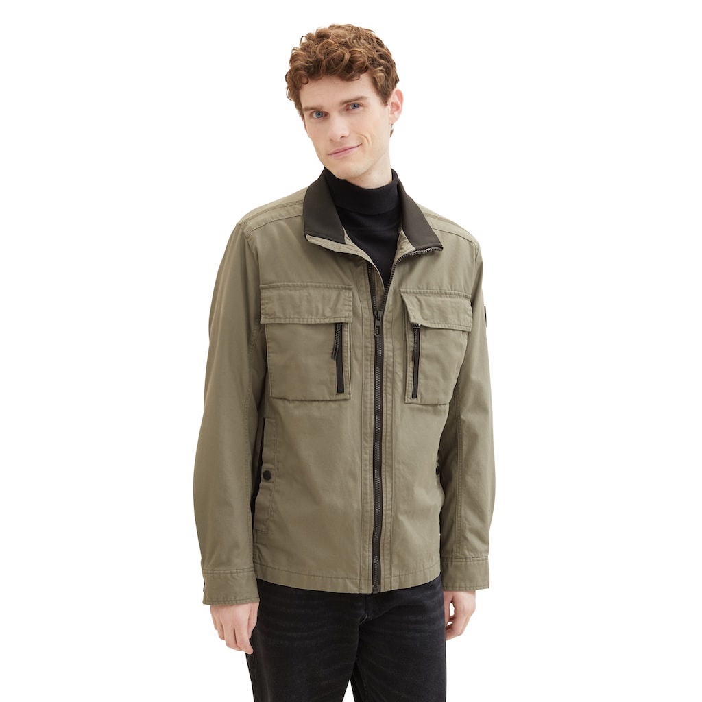 TOM TAILOR Cargojacke, ohne Kapuze