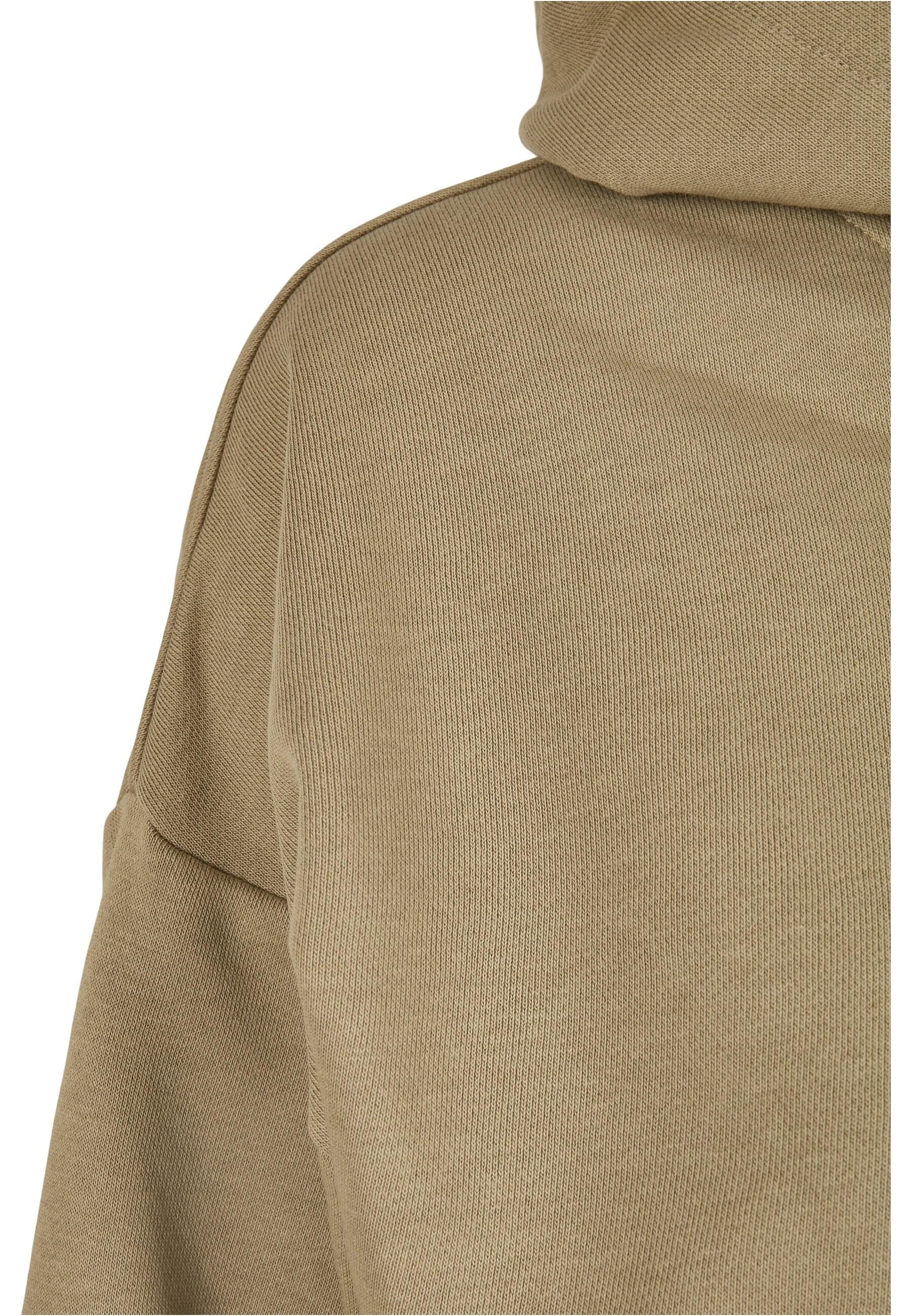 URBAN CLASSICS Rundhalspullover »Urban Classics Damen Ladies Oversized Cropped Hoody«, (1 tlg.)