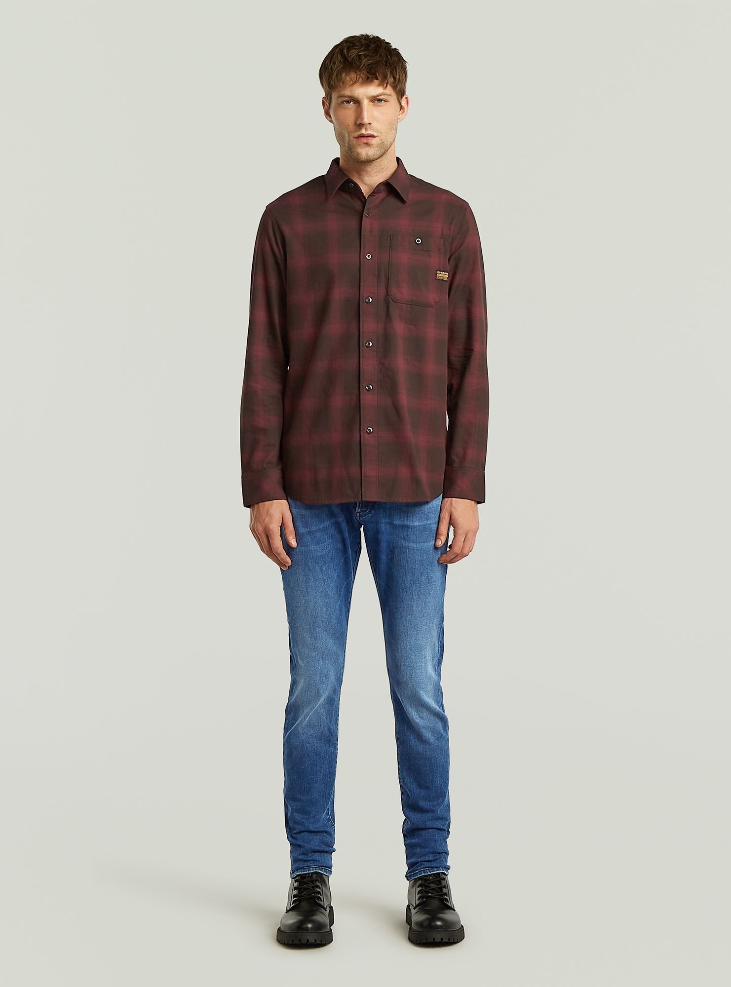 G-STAR Langarmshirt »Bristum 2.0 Slim Hemd«