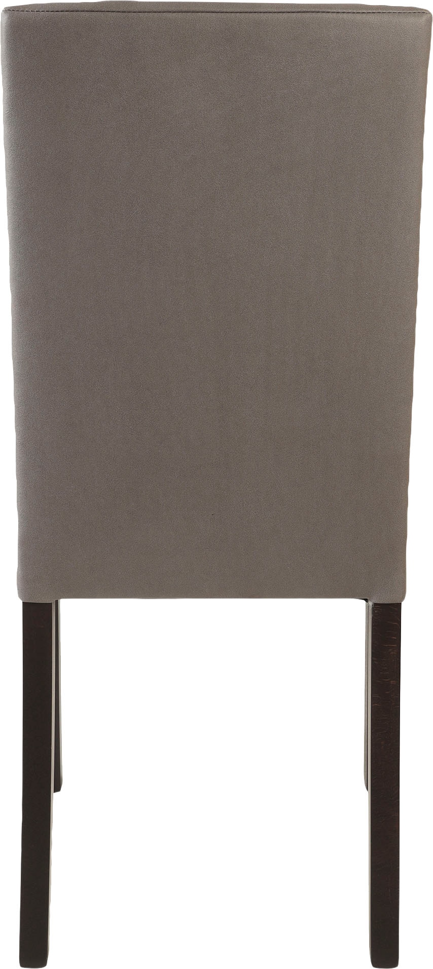 Home affaire 4-Fußstuhl »Nina«, (Set), 2 St., Microfaser, strapazierfähige Microfaser, Gestell Buche natur oder wenge lackiert