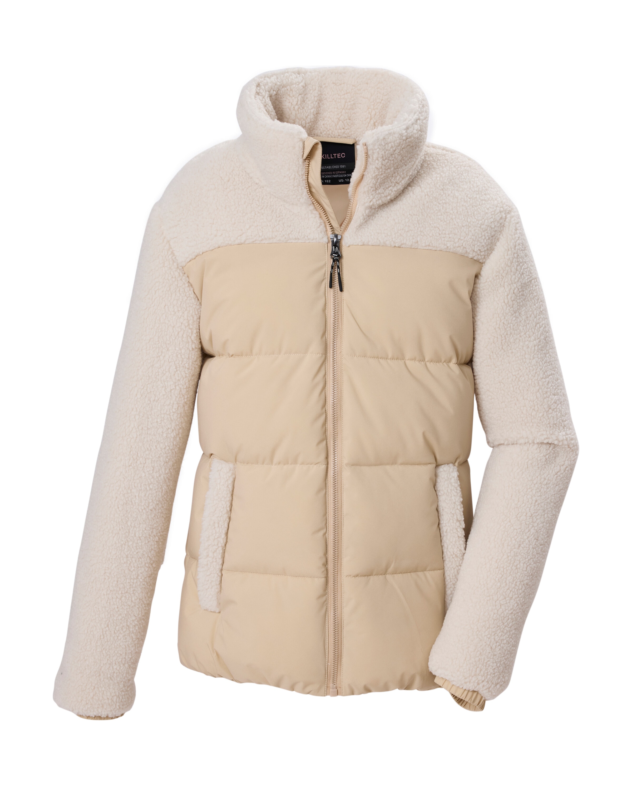 Killtec Steppjacke "KOW 170 GRLS QLTD JCKT" Steppjacke mit Hybridoptik, warm wattiert, reflektierend