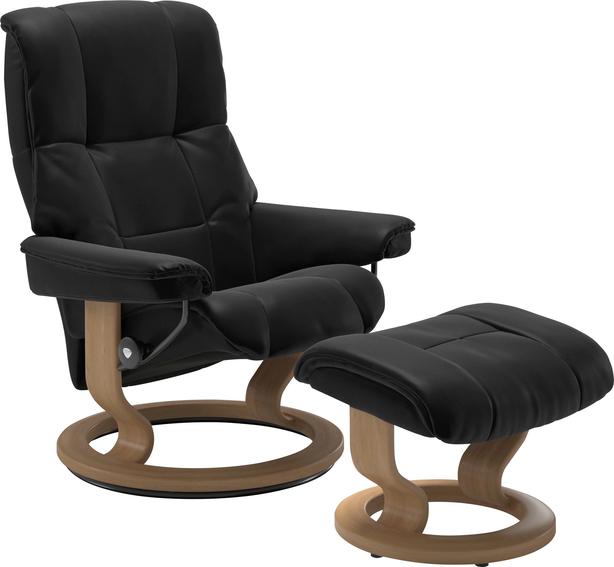 Stressless Relaxsessel "Mayfair" mit Classic Base, Größe S, M & L, Gestell Eiche, in 3 Bezugsqualitäten lieferbar