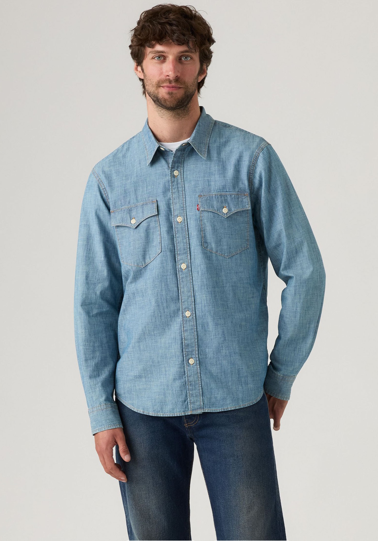 Levis Jeanshemd "RELAXED FIT WESTERN", im Western-Stil günstig online kaufen