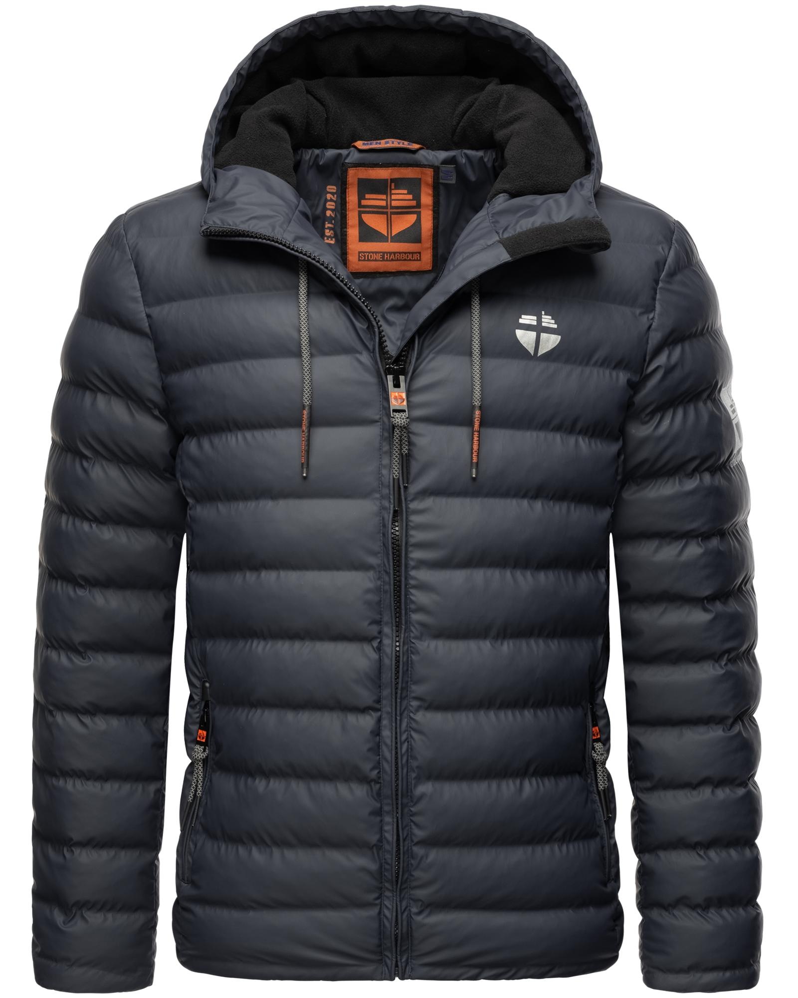 Stone Harbour Winterjacke »Zaharoo«, mit Kapuze, Wasserdichte, gesteppte Regenjacke für den Winter