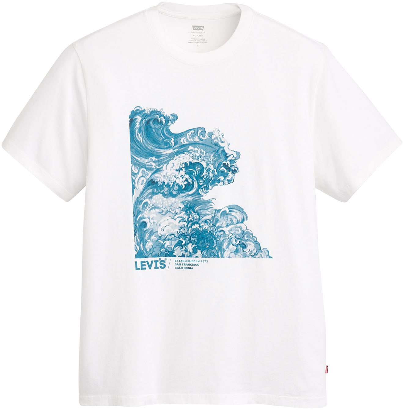 Levi's® T-Shirt »RELAXED FIT TEE«, mit Wave Frontprint