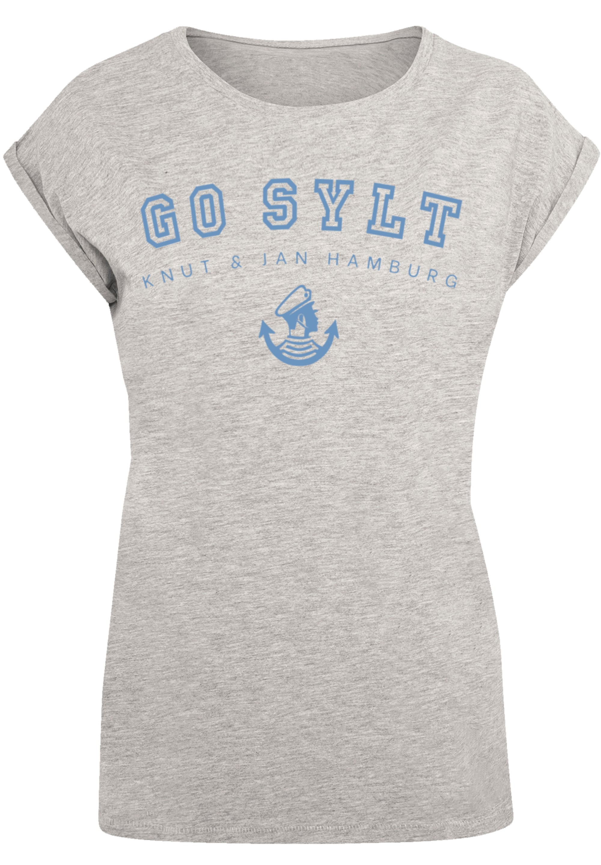 F4NT4STIC T-Shirt »Go Sylt Knut & Jan Hamburg«, Print