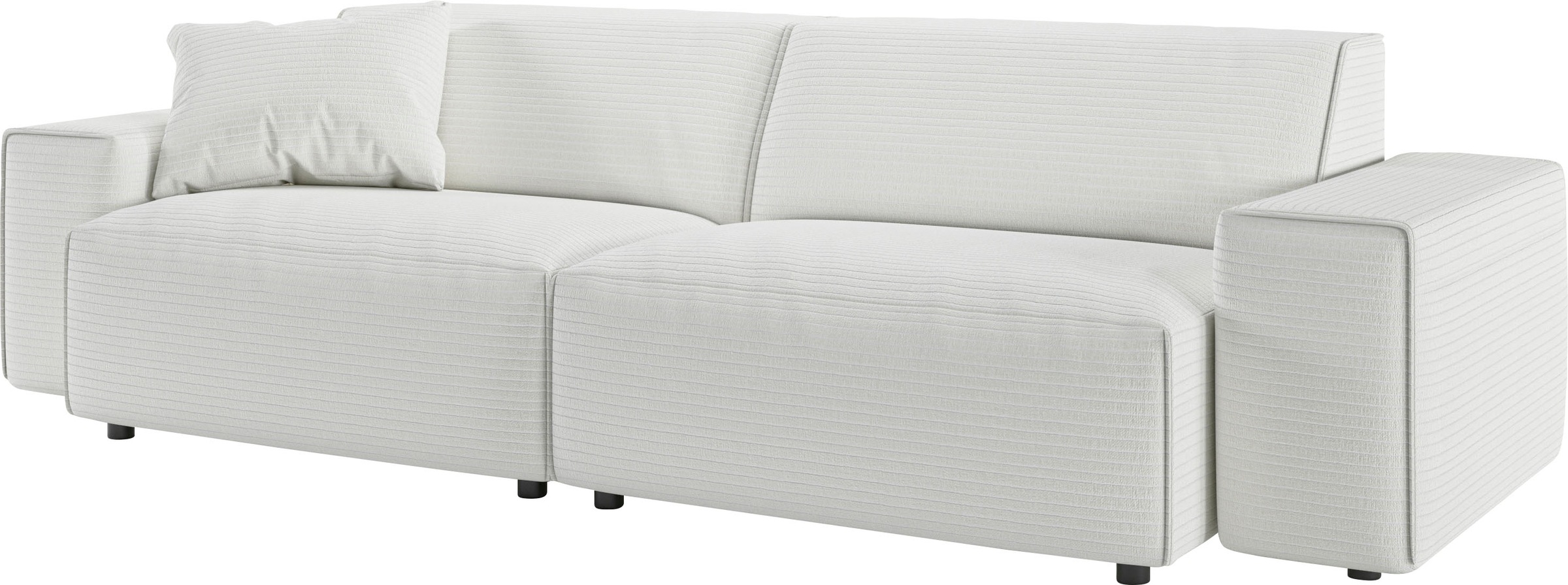 andas Big-Sofa »Glimminge  auch in Breitcord, Feincord + Easy care-Bezug,«, besondere Kedernähte Zierkissen