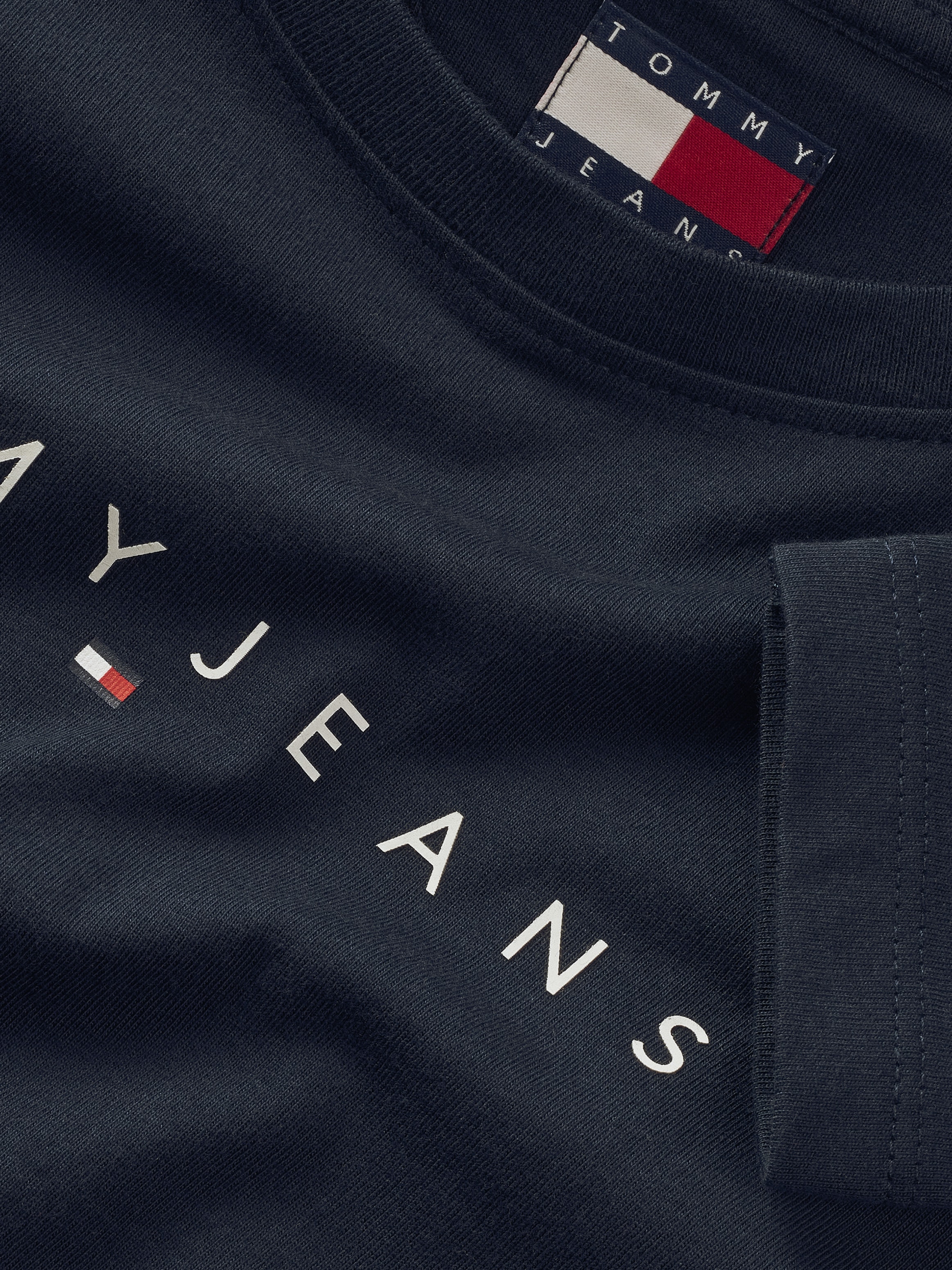 Tommy Jeans Langarmshirt »TJW SLIM LINEAR TEE LS EXT«, mit Logoschriftzug