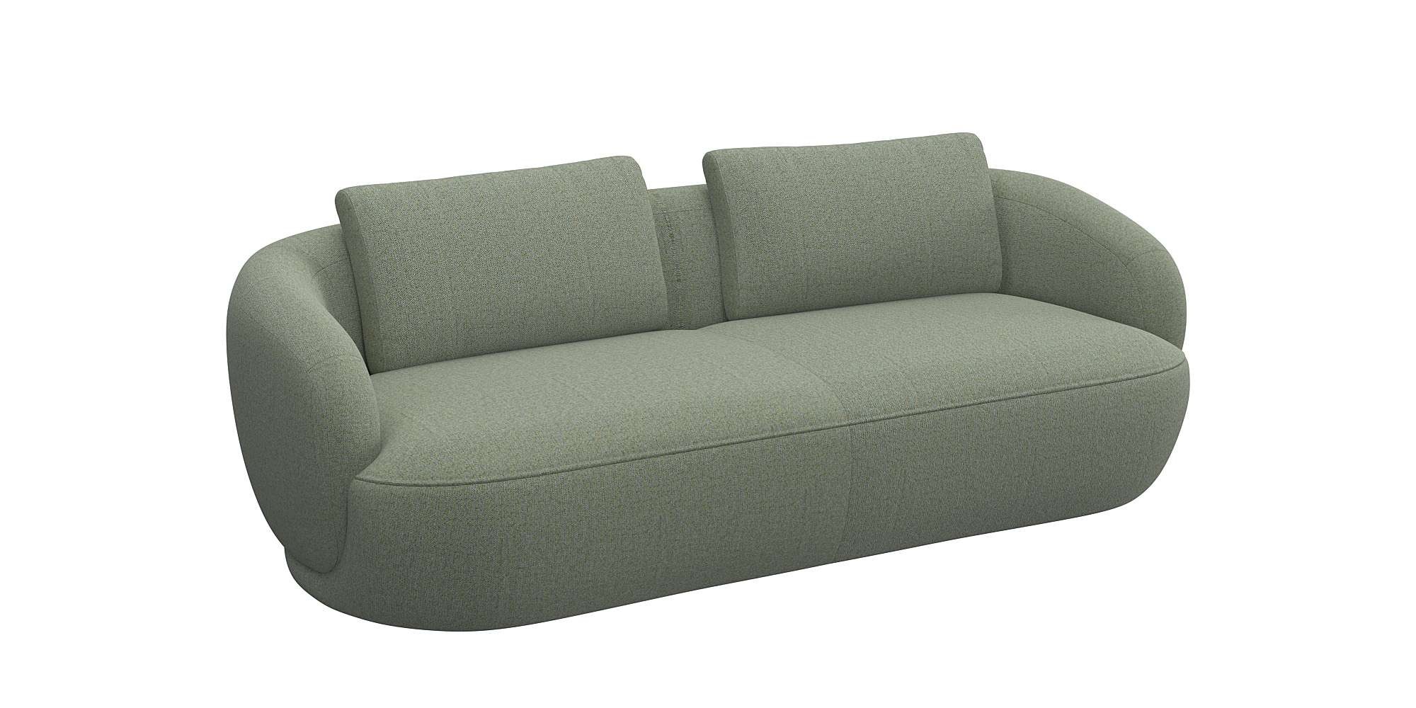 FLEXLUX 3-Sitzer »Torino, rund und bequem, Couch, Dreisitzer, OTTOs Choice«, Modernes, organisches Sofa-Design, Kaltschaum, Wellenunterfederung