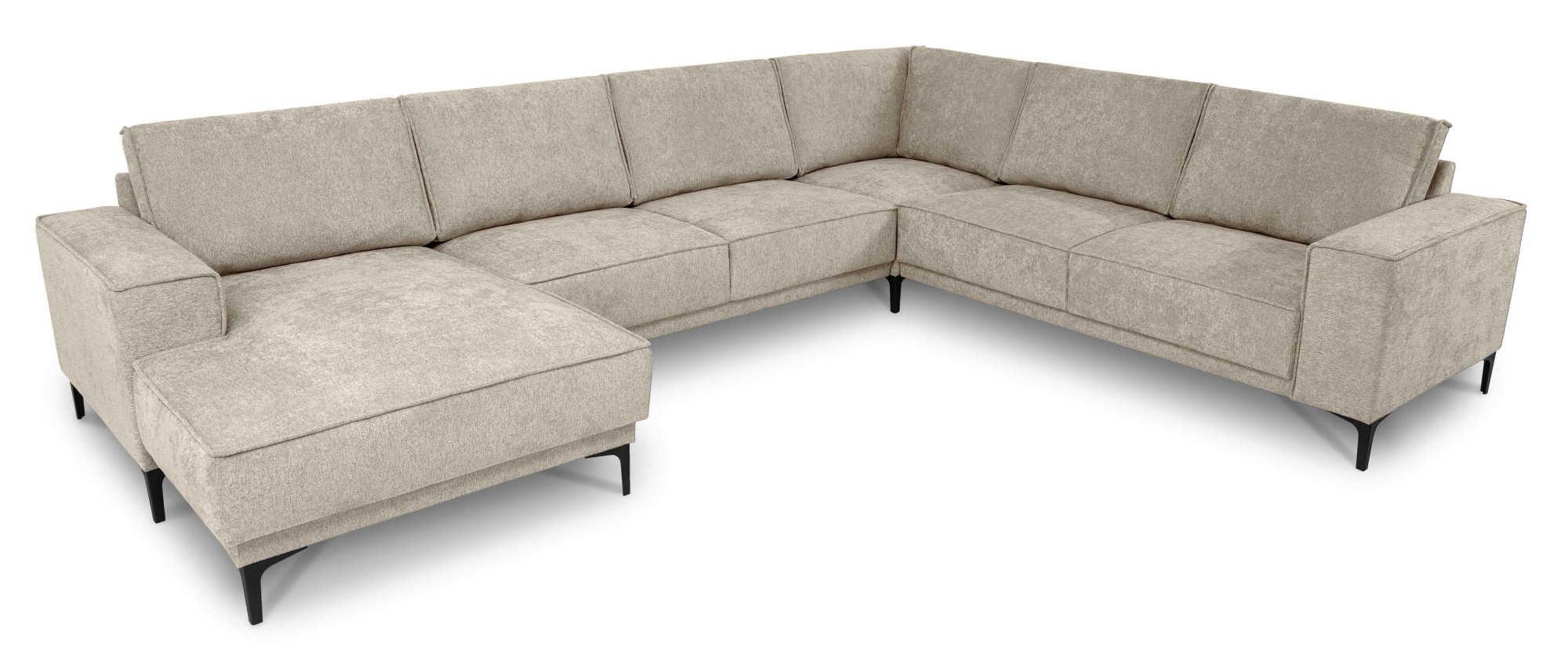 Places of Style Wohnlandschaft »Oland«, U-Form, im zeitlosem Design und hochwertiger Verabeitung