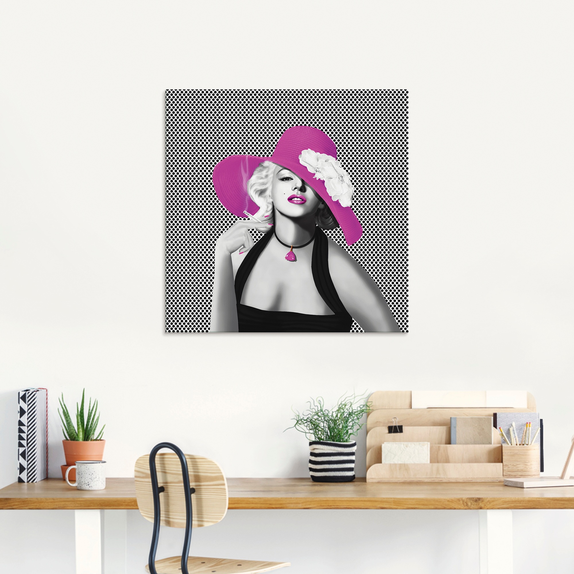 Artland Glasbild "Marilyn in Pop Art", Stars, (1 St.), in verschiedenen Grö günstig online kaufen