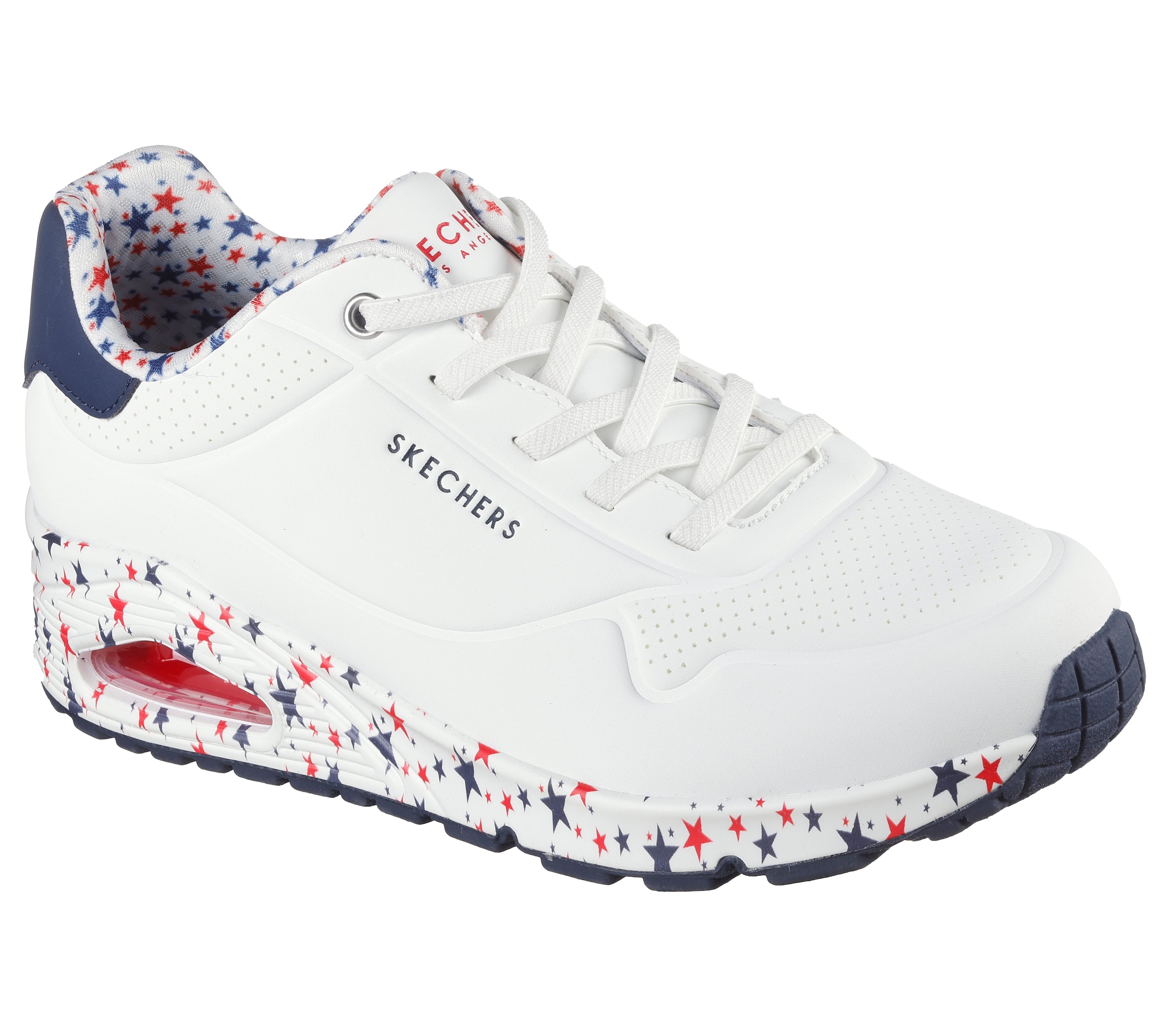 Skechers Sneaker "UNO-FREE STRYDE" Schnürschuh, Freizeitschuh mit Sternenau günstig online kaufen