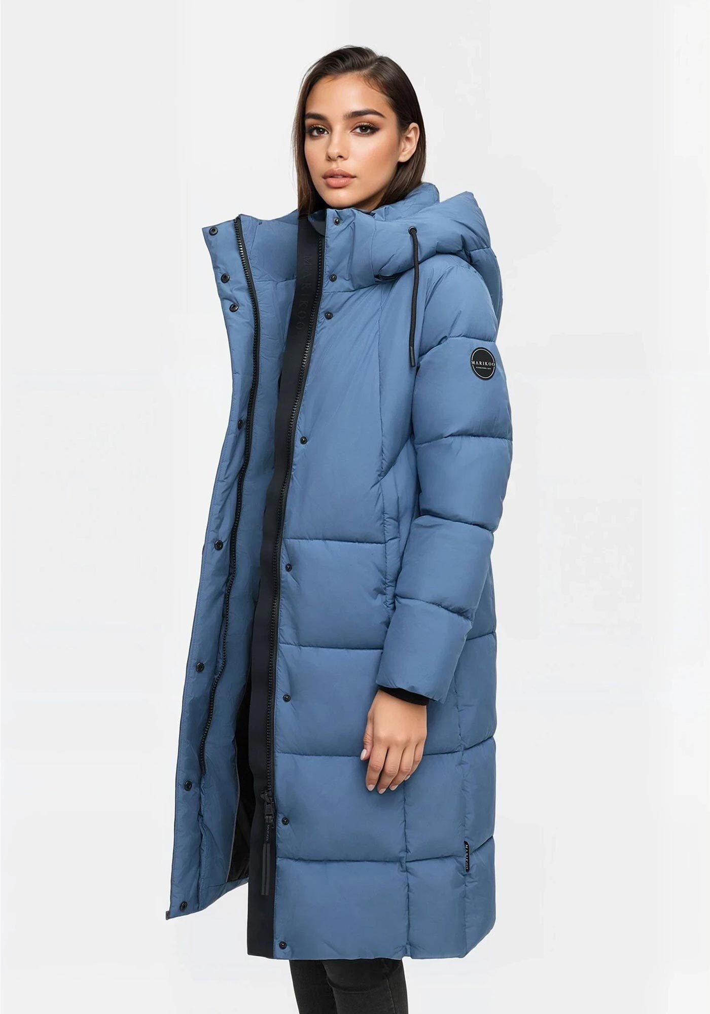 Marikoo Winterjacke "Tabiaa" mit Kapuze Bewegungsschlitz am unteren Saum günstig online kaufen
