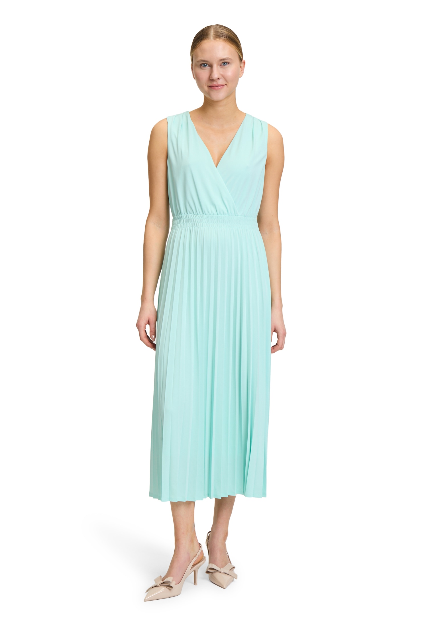 Betty&Co Plisseekleid "Betty & Co Damen Sommerkleid Plisseekleid ohne Arm", günstig online kaufen