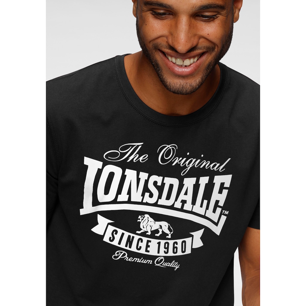 Lonsdale T-Shirt »SUSSEX-TORBAY«, (Packung, 2 tlg., 2er-Pack)