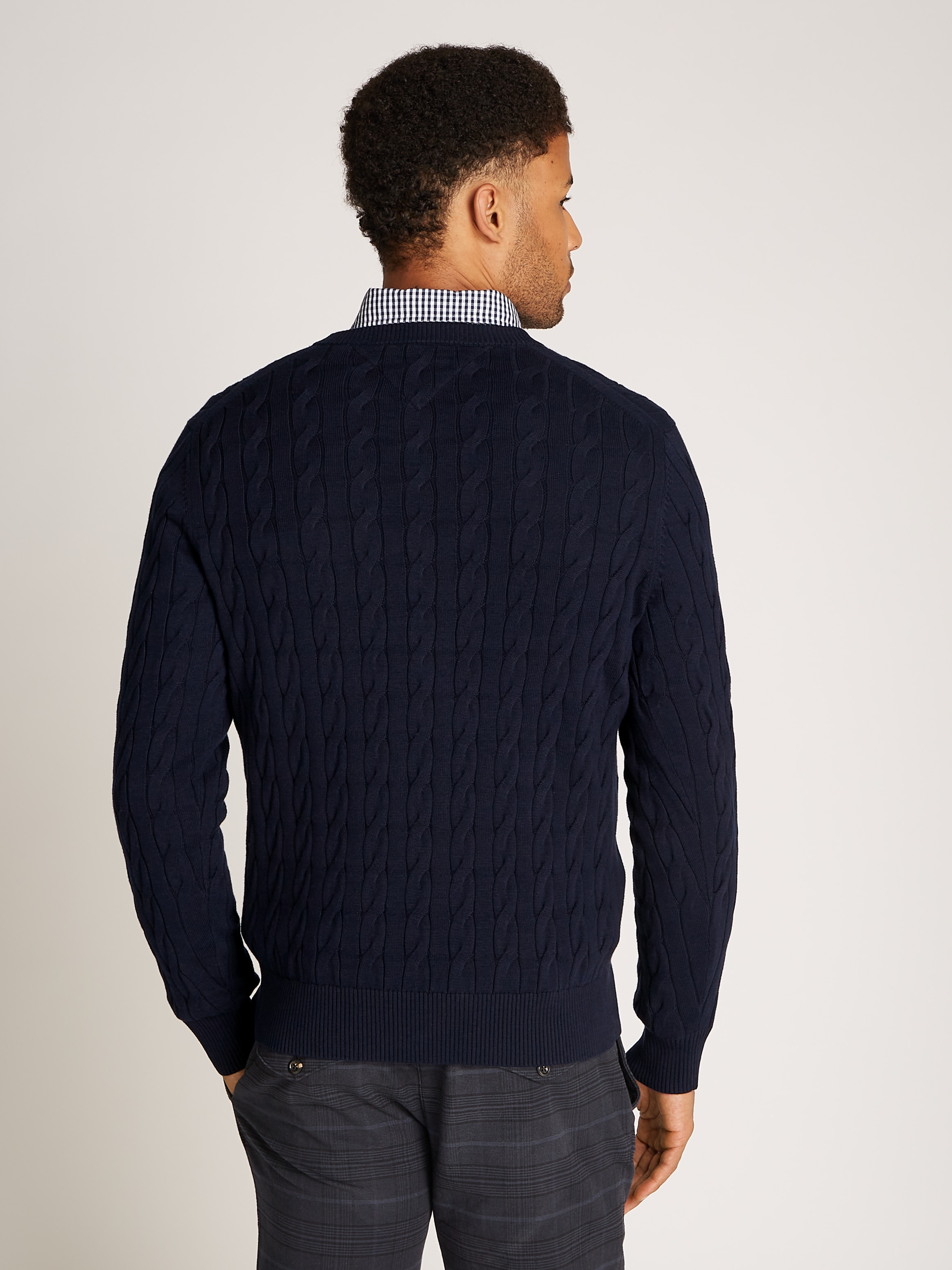 Tommy Hilfiger Strickpullover »CLASSIC CABLE CREW NECK«