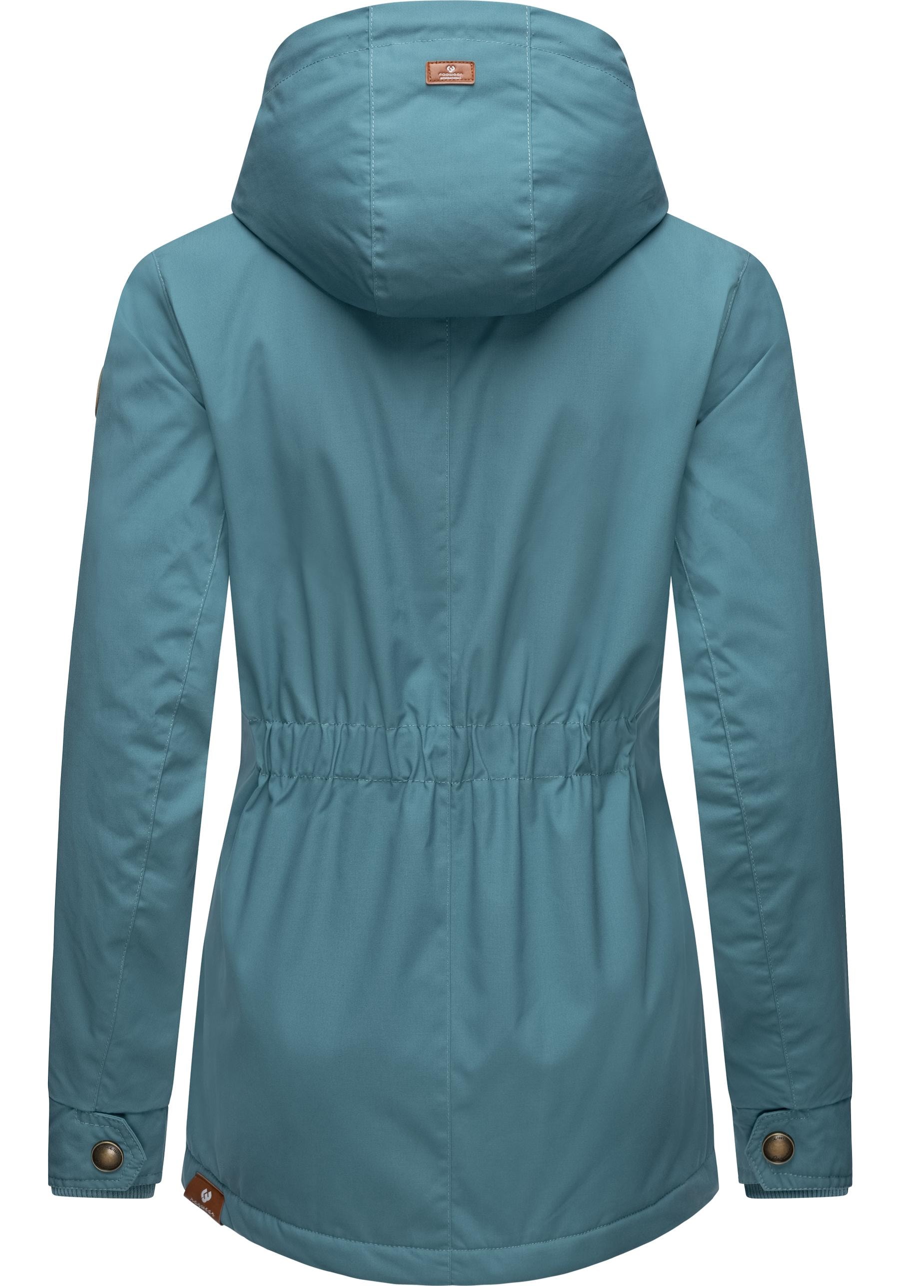 Ragwear Winterjacke »Monade«, mit Kapuze, Damen Winterparka mit Kapuze und m. Fleece gefüttert