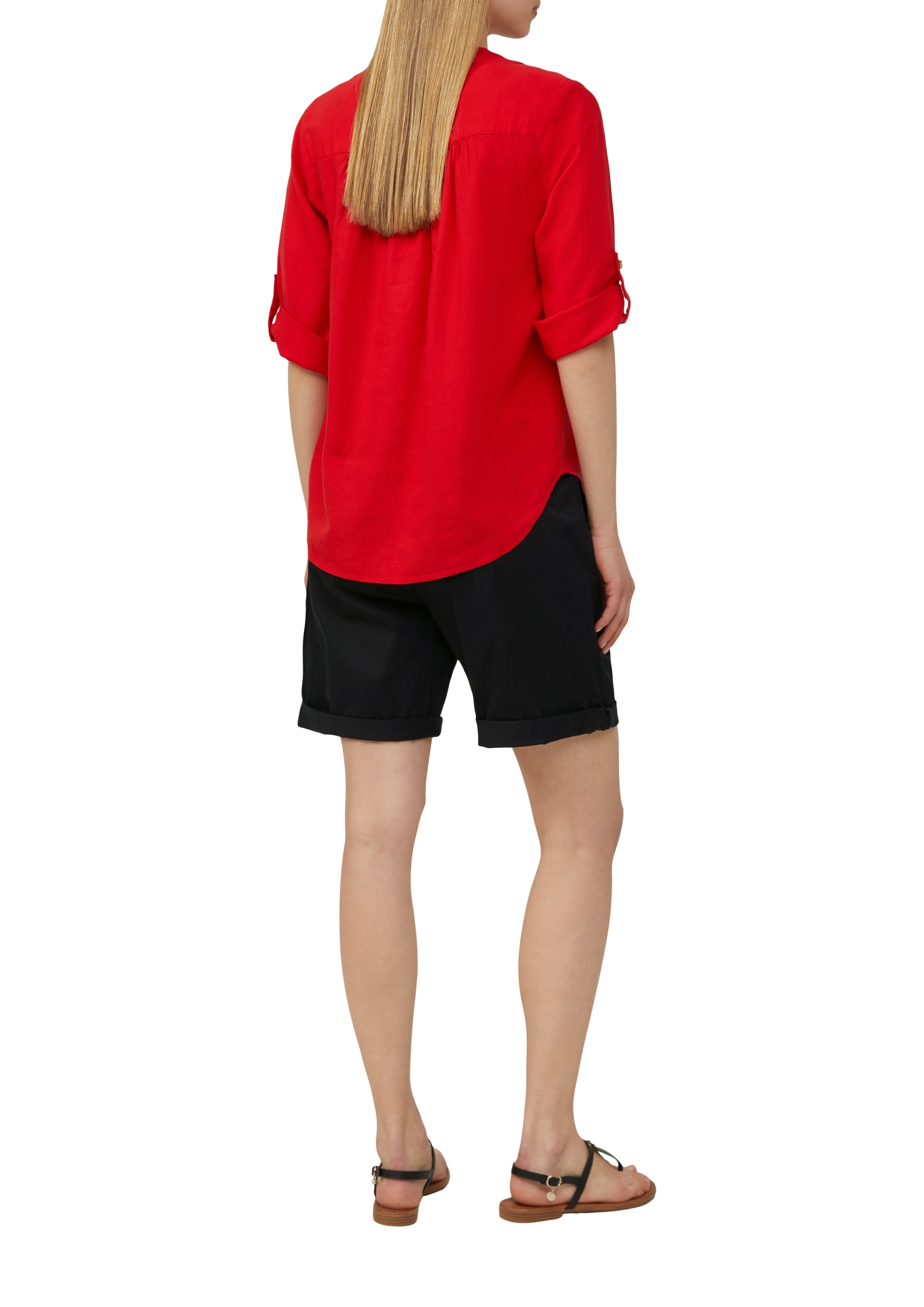 s.Oliver Klassische Bluse, mit Turn-up