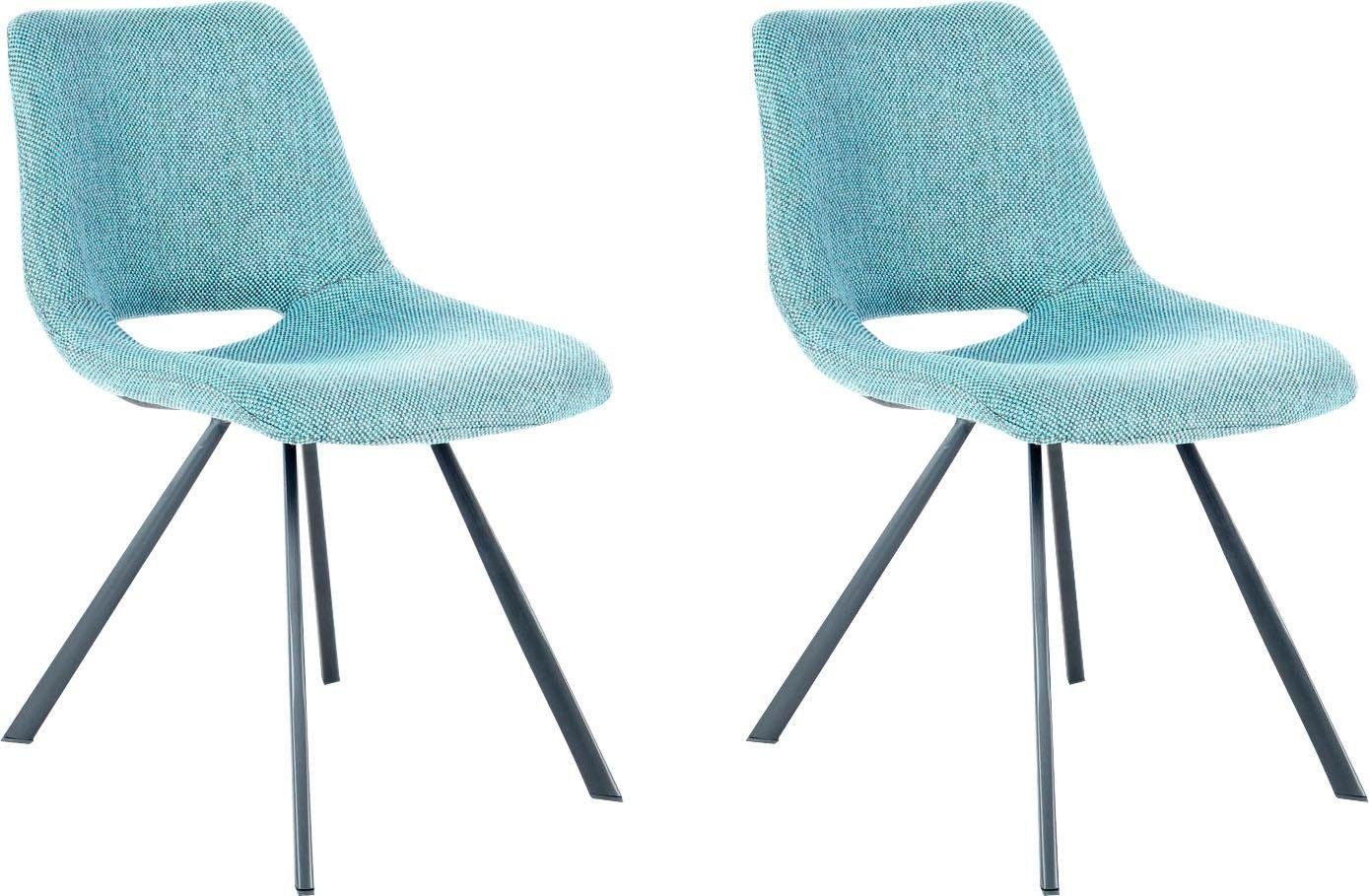 Kayoom Stuhl "Josephine 325 2er-Set, zeitloses Design, mit geometrischer Au günstig online kaufen