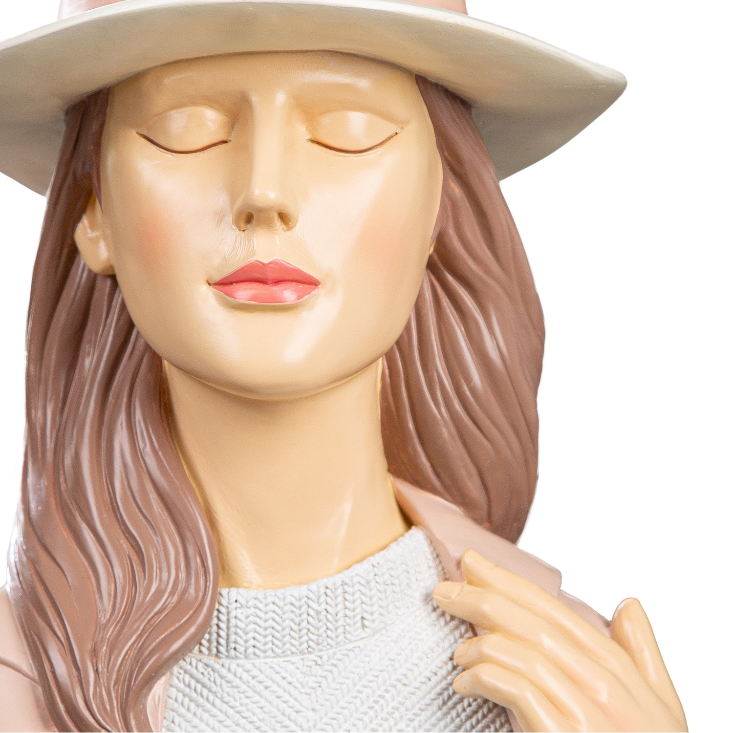 GILDE Skulptur »Figur Frau Lady Adeline weiß« elegante Dame Abendkleid Modefigur Dekoskulptur Wohnaccessoire