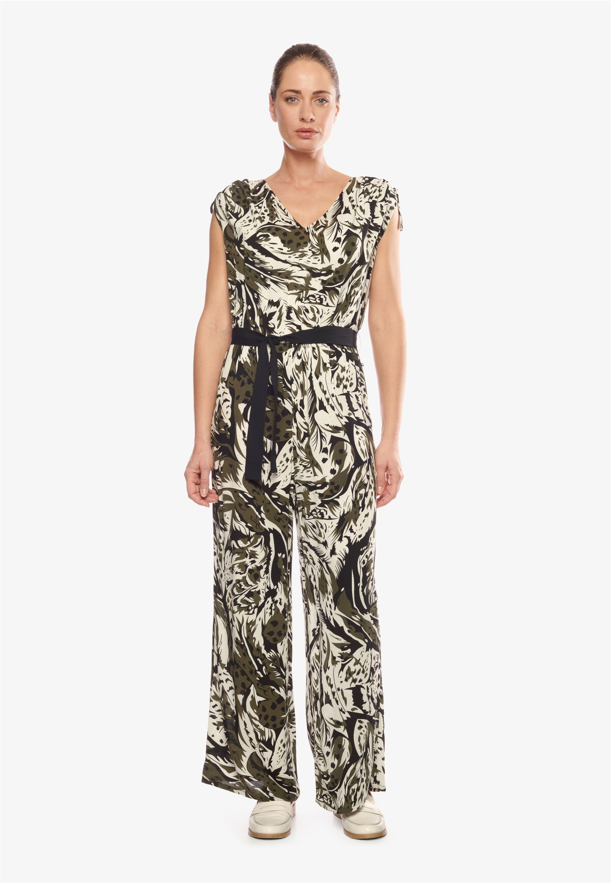 Le Temps Des Cerises Jumpsuit, mit modischem Allover-Muster