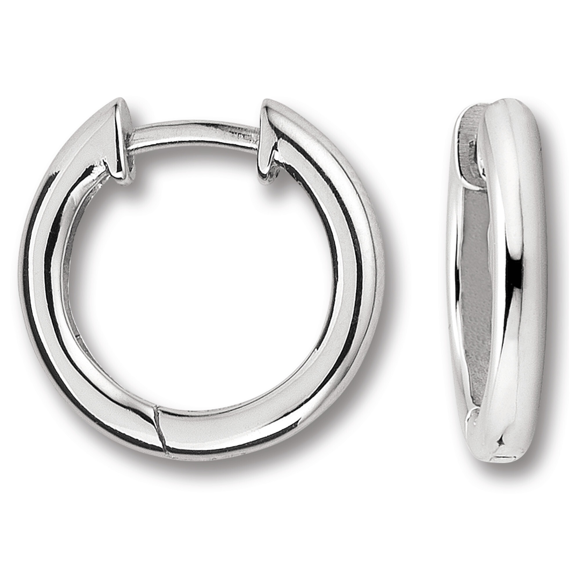 Paar Creolen ONE ELEMENT "Ohrringe Creolen aus 925 Silber Ø 15,2 x 2,3 mm", silber, Ohrringe, Damen, Damen, Silber 925 (Sterlingsilber), Fein gearbeitet – angenehm zu tragen und vielseitig kombinierbar