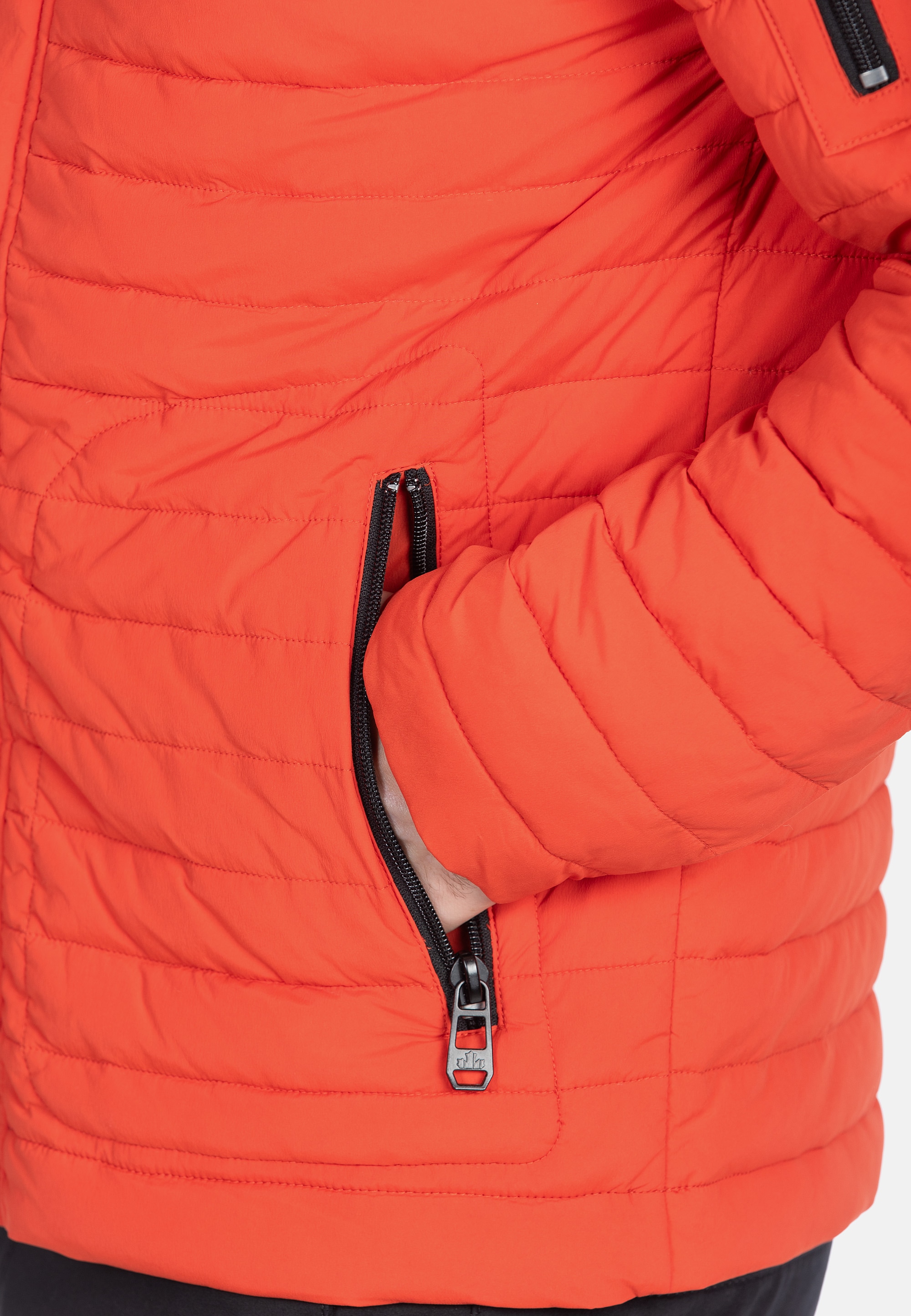 New Canadian Steppjacke, mit praktischer Armtasche
