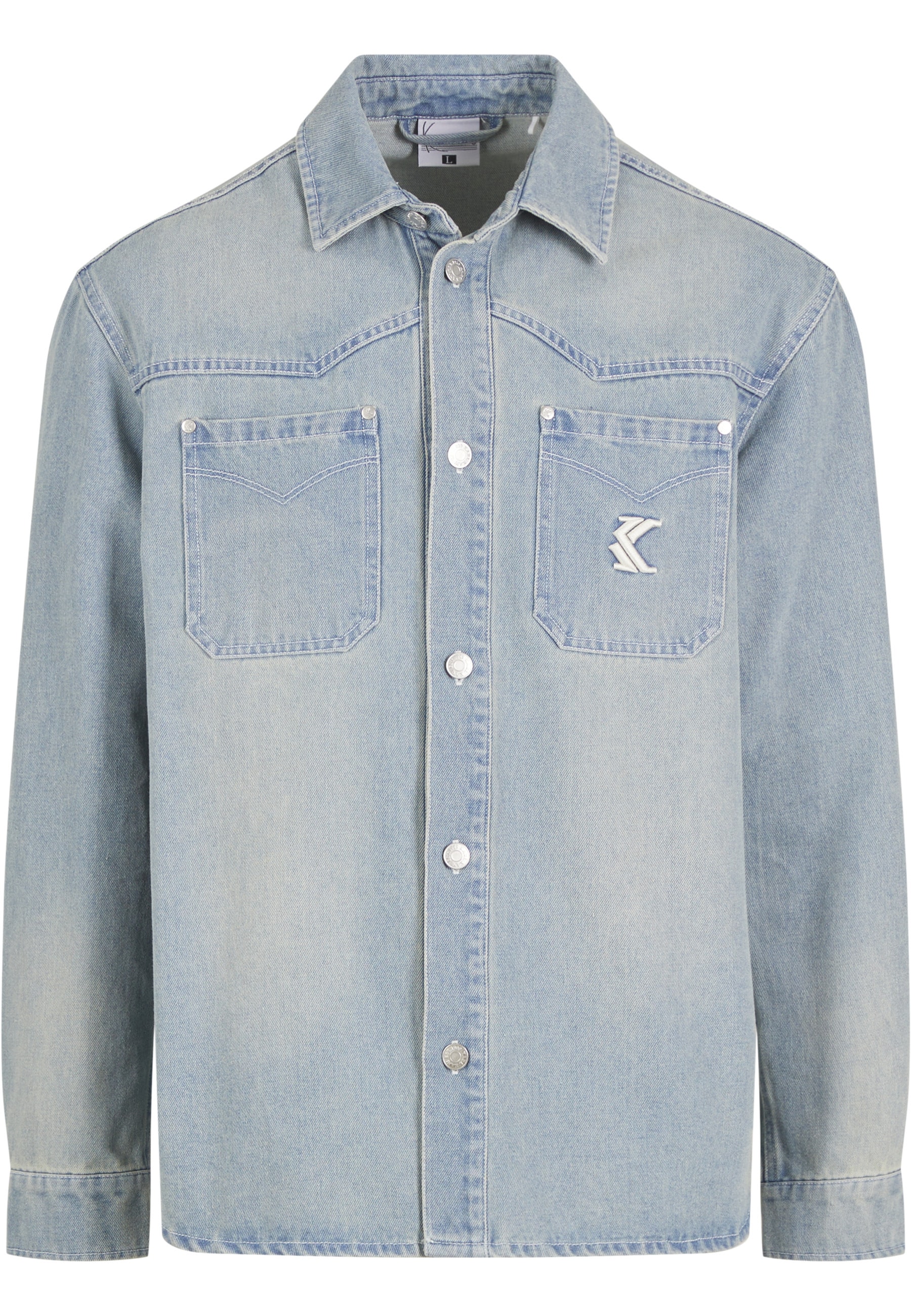 Karl Kani Langarmhemd "Karl Kani Og K Western Denim Overshirt" 1 Stk.