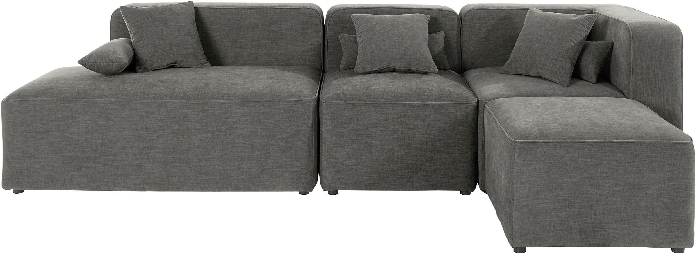 Home affaire Ecksofa "Sundstrup L-Form" Modulserie, individuelle Zusammenst günstig online kaufen