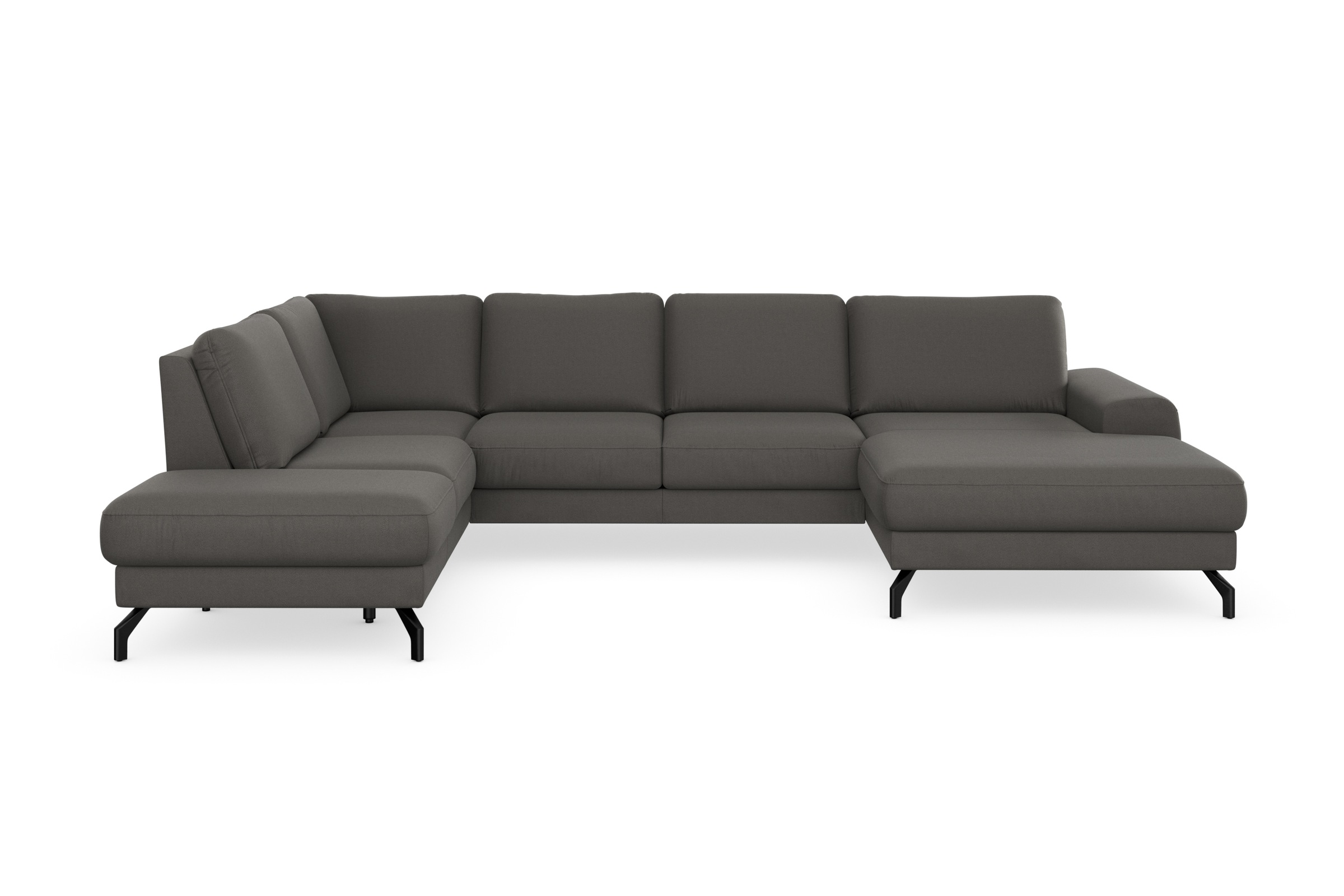 sit&more Wohnlandschaft »Cinturo U-Form«, inklusive Sitztiefenverstellung und Federkern, Sitzhöhe 45 cm