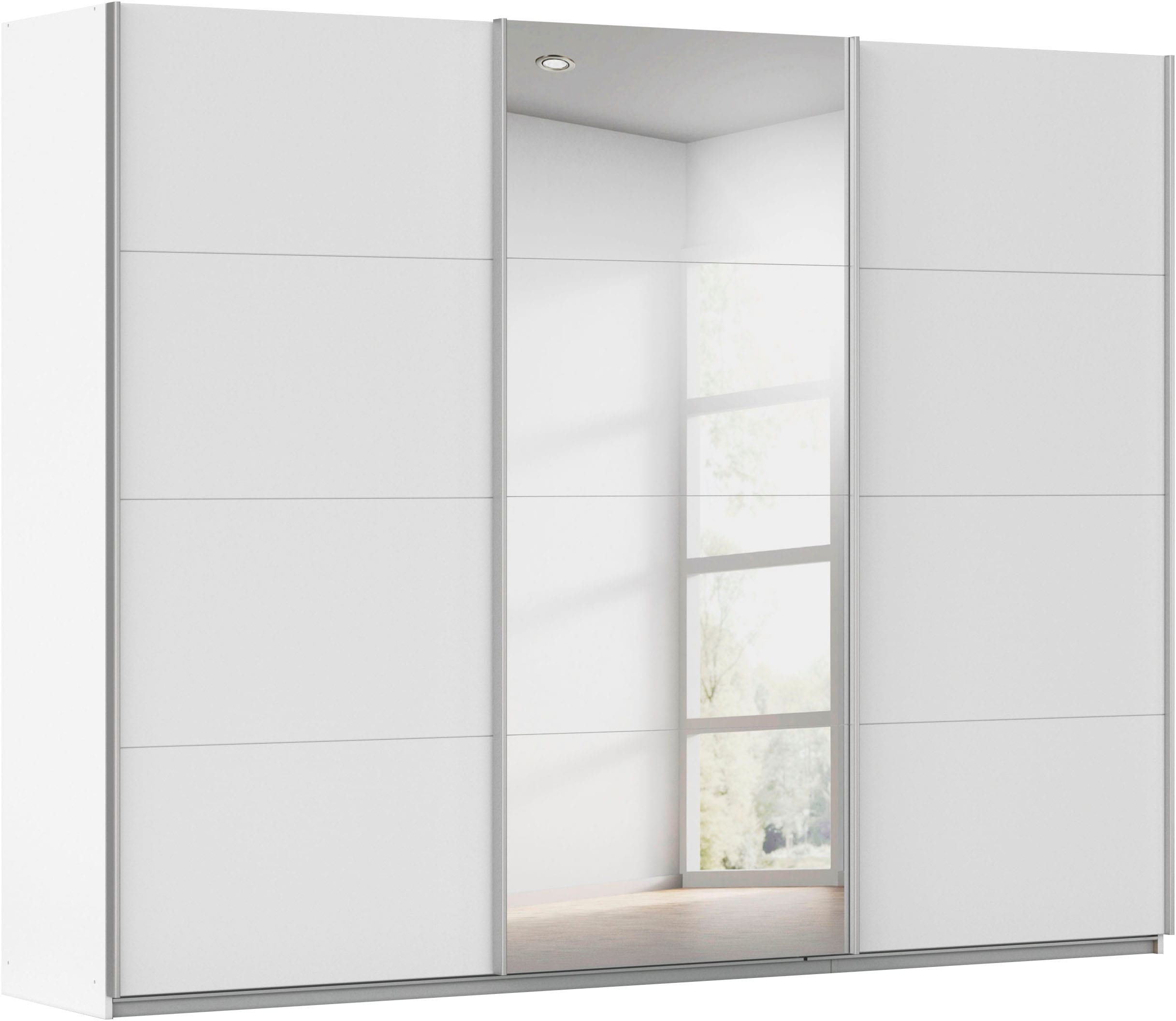 OTTO home Kleiderschrank "Mehrzweckschrank Schwebetürenschrank Mietswohnung Schlafzimmer CORTONA" erhältlich in Breite: 136/181/203/226/271/315/360 cm, Höhe: 210/229 cm, in 3 Ausstattungen BASIC/CLASSIC/PREMIUM (SOFT-CLOSE) MADE IN GERMANY