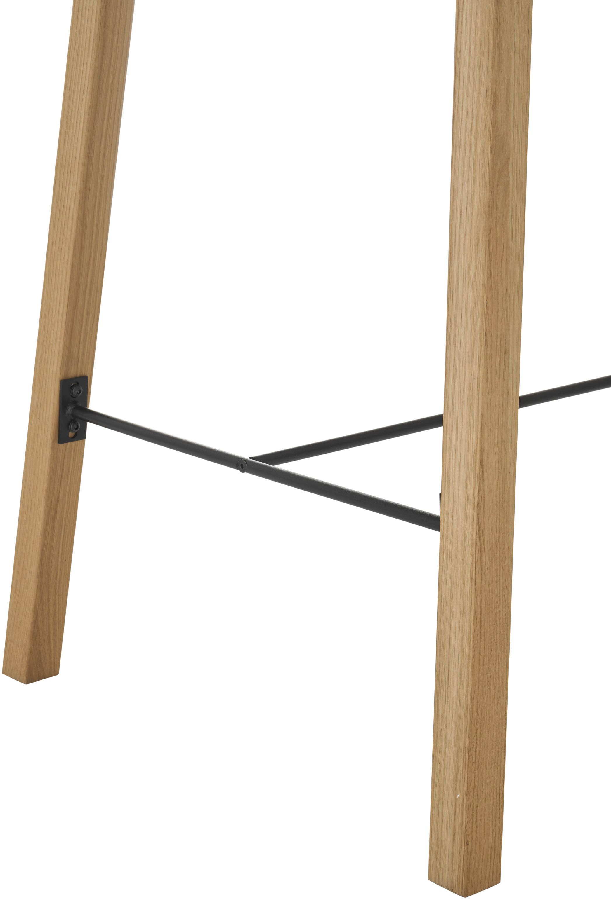 Stolkom Bartisch »Jules Eiche Massivholz geölt, Hochtisch BxHxT 120x104x60 cm«, Skandi Look Eiche Massivholz geölt durchgehende Lamelle