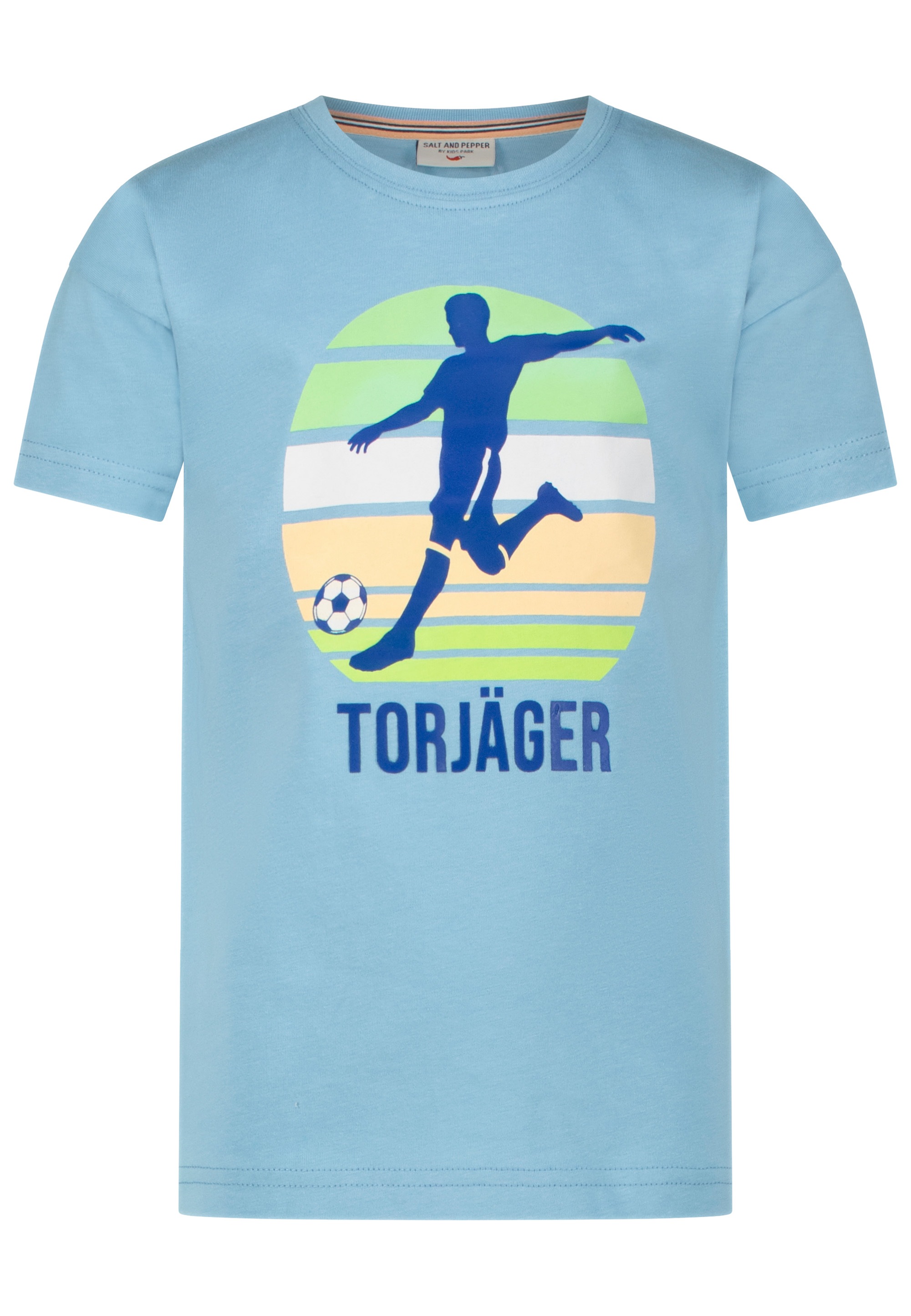 Fußballmotiv T-Shirt (2 SALT mit AND | »Torjäger«, tlg.), BAUR PEPPER kaufen tollem