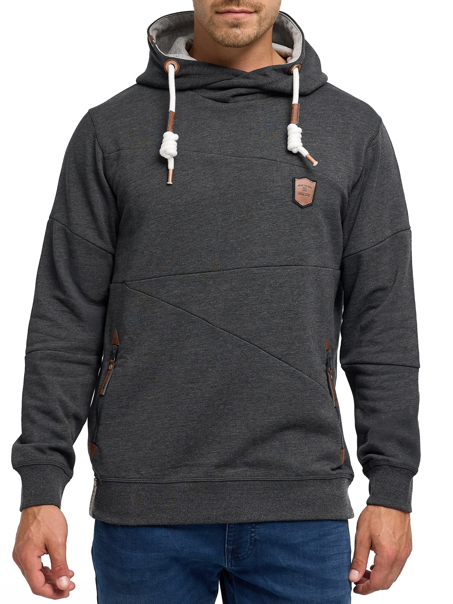 Indicode "INAix", Baumwollmischung, regular fit