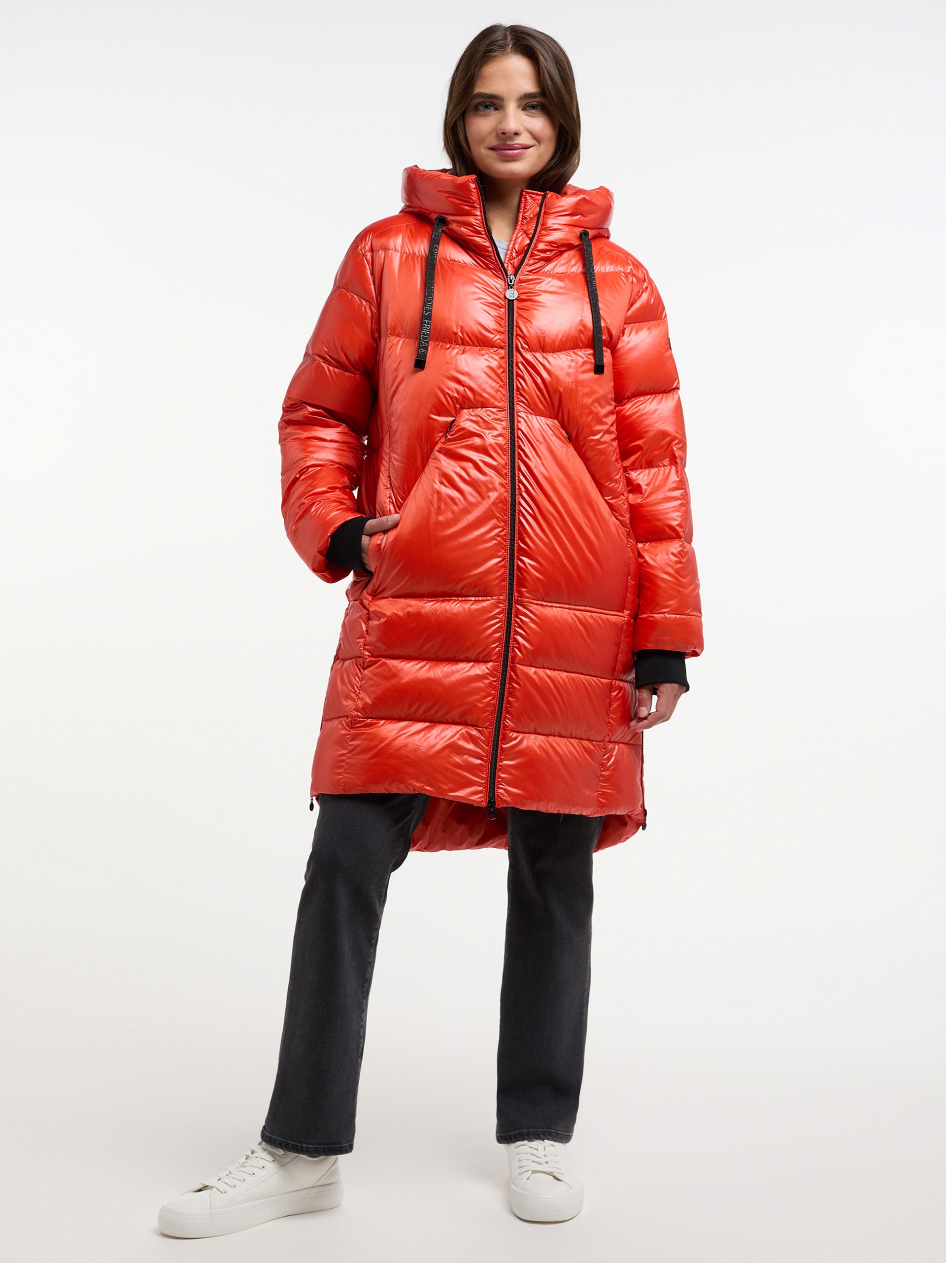 Frieda & Freddies Langmantel »Thermolite Coat / Twister 2«, mit Kapuze