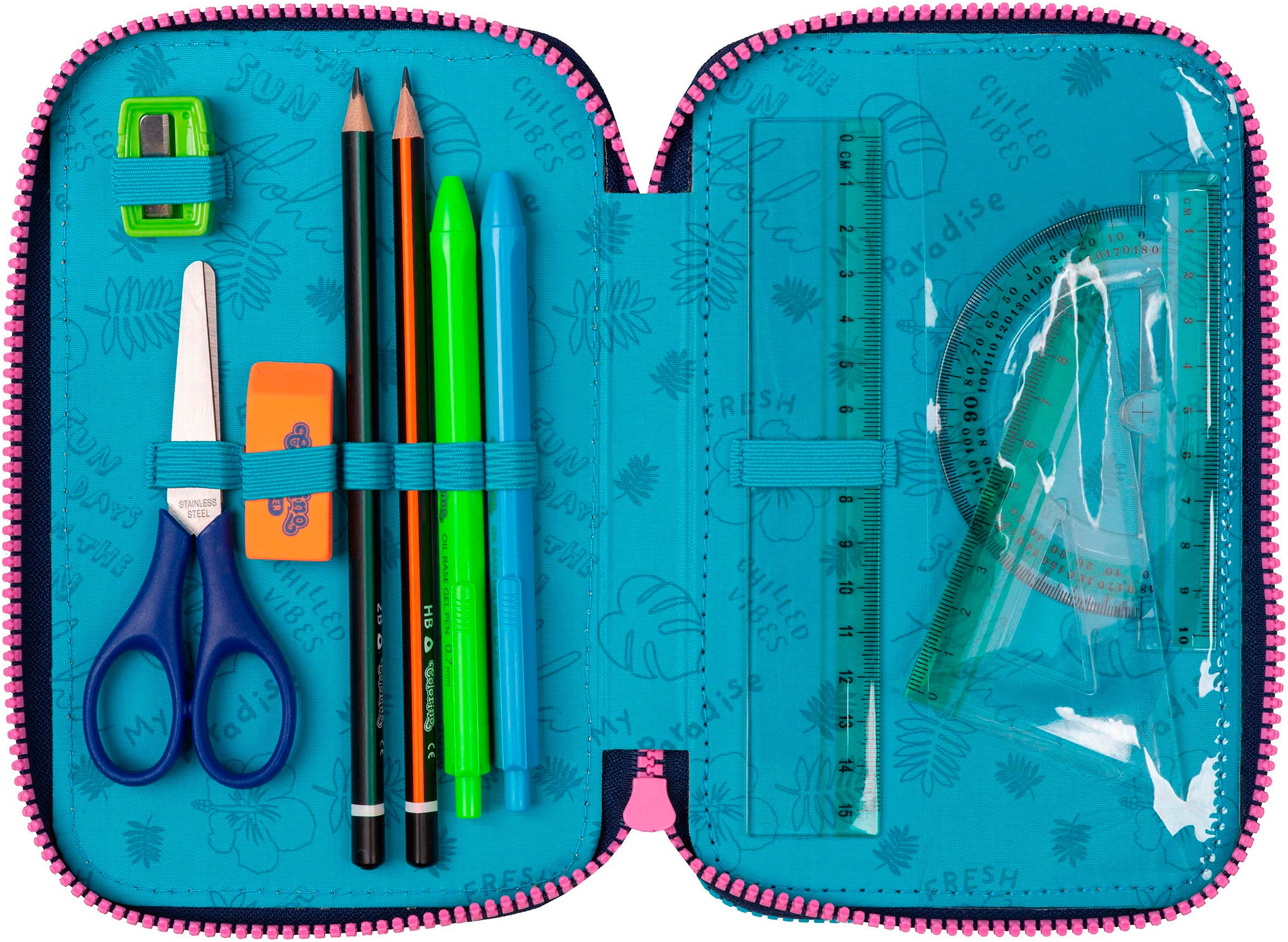 CoolPack Federmäppchen »Etui, Disney, Stitch«, befüllt