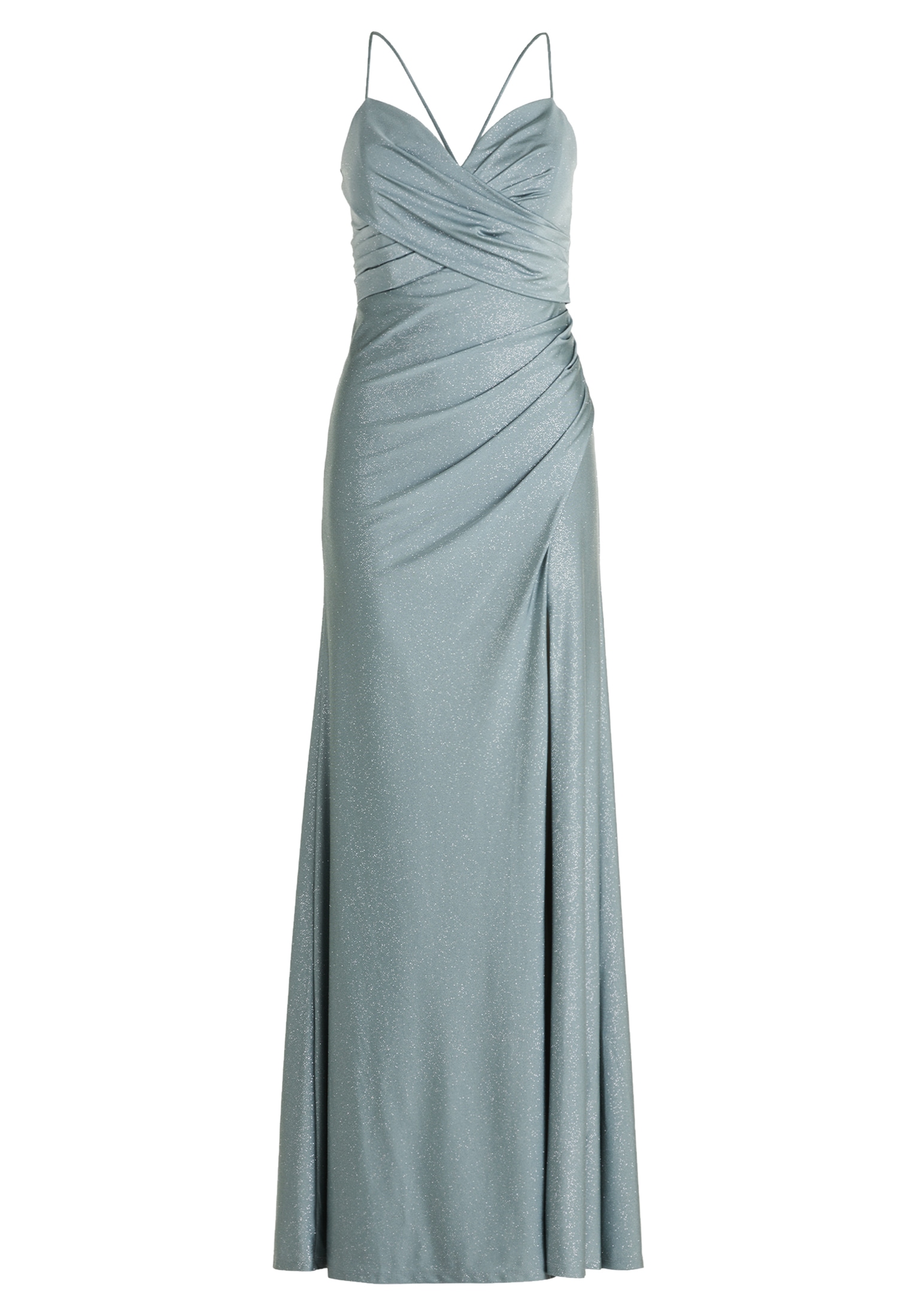 Vera Mont Abendkleid »Vera Mont Abendkleid im Glitzer-Look«, Wickel-Design