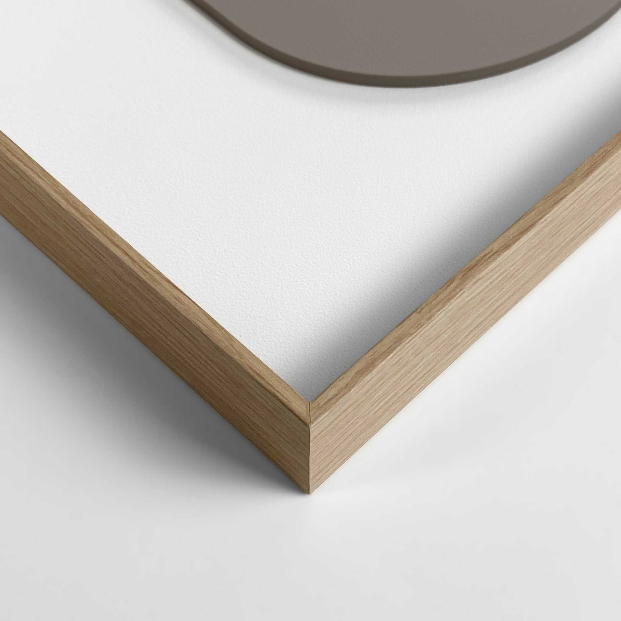 Reinders! Wandbild »Sculpted Silence«, Wohnzimmer - Beige - MDF - Abstrakt - 50x70 cm