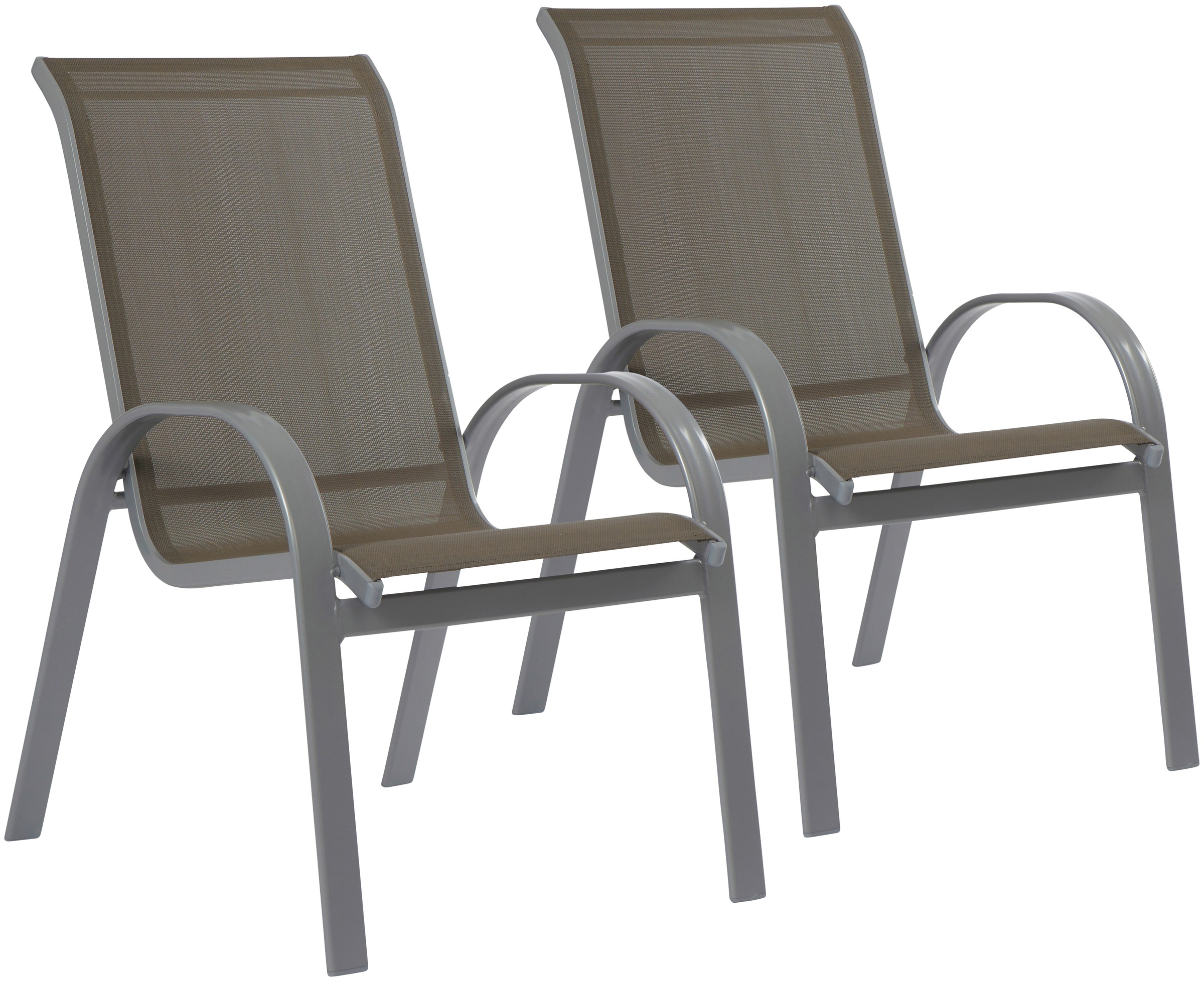 MERXX Garten-Essgruppe "Amalfi" 8x Stapelsessel, 1x Tisch 100x180-240 cm, A günstig online kaufen