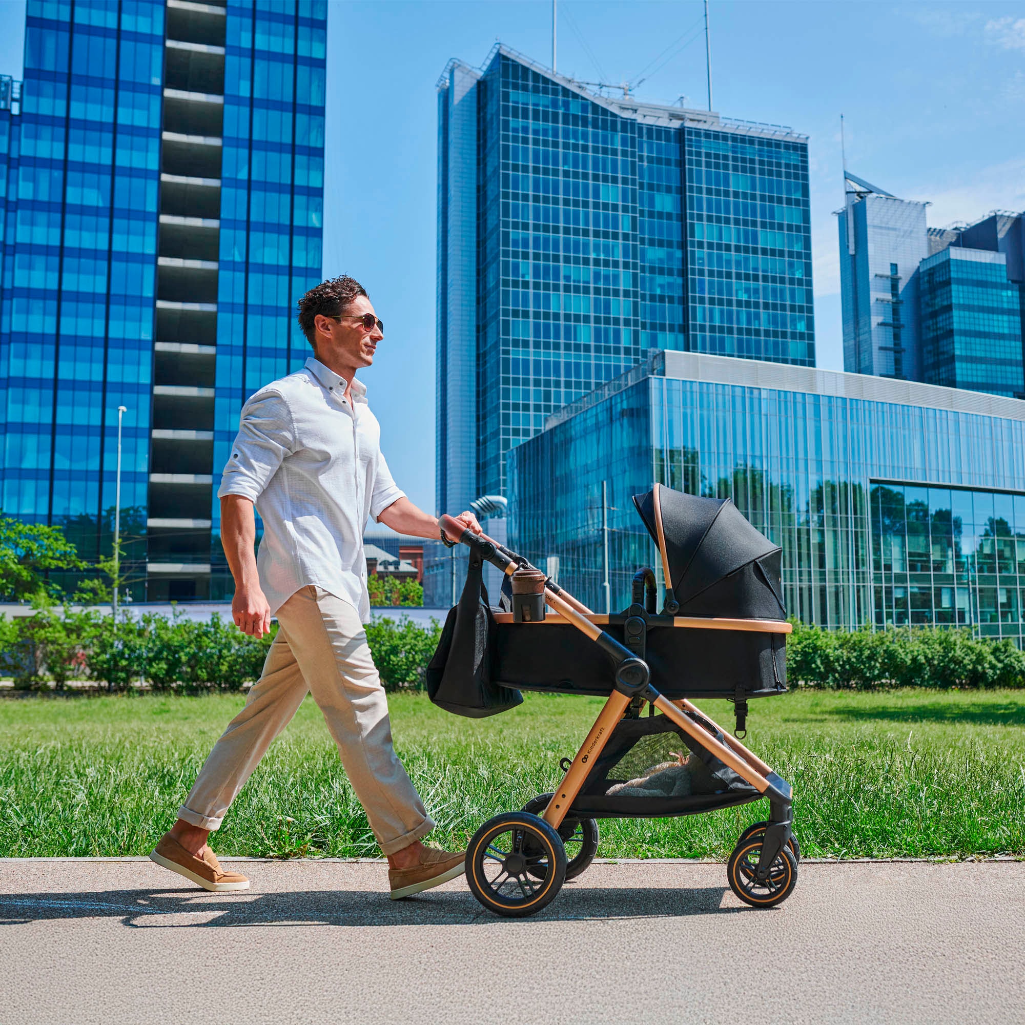 Kinderkraft Kombi-Kinderwagen »ESME 3IN1« 25 kg inkl. Babyschale MINK PRO 2 i-Size (40–87 cm)