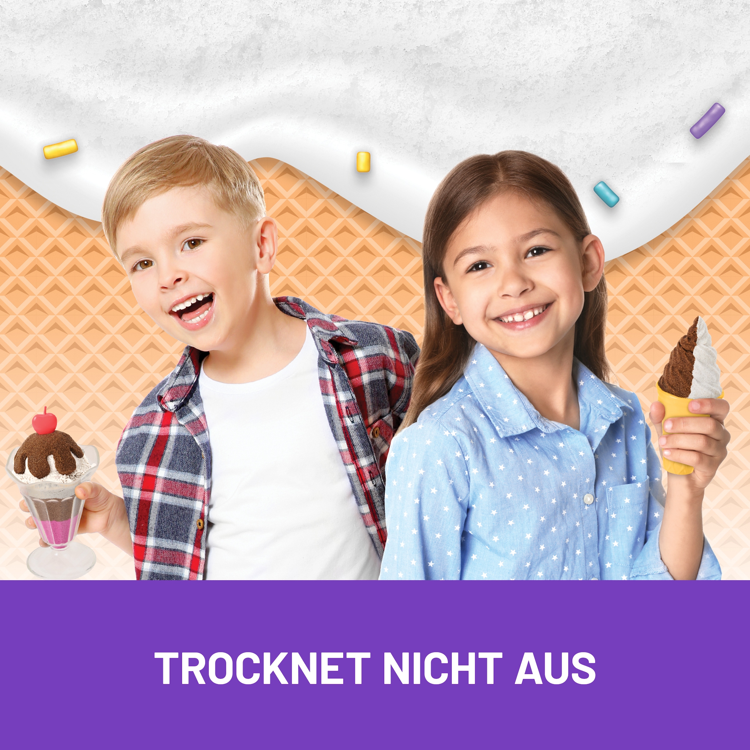 Spin Master Kreativset »Kinetic Sand  Eiscreme Set«