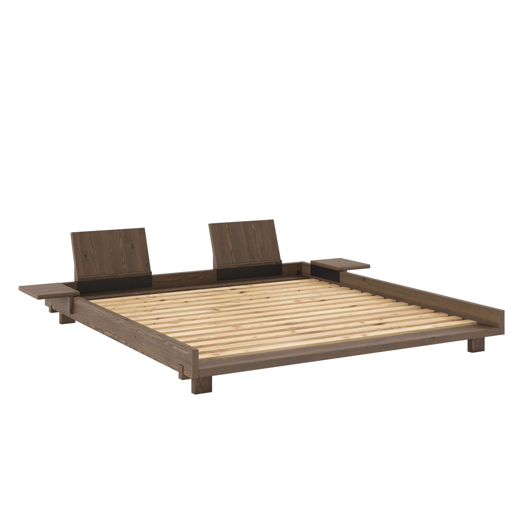 Karup Design Bettgestell »Social Bed, ohne Matratze, FSC®-zertifiziertes Massivholz«, wahlweise mit oder ohne verstellbares Zubehör, Bett in mehreren Größen